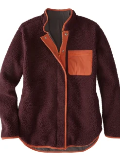 Women Title Nine Hoodies & Sweatshirts>Annapurna Reversible Fleece Jacket