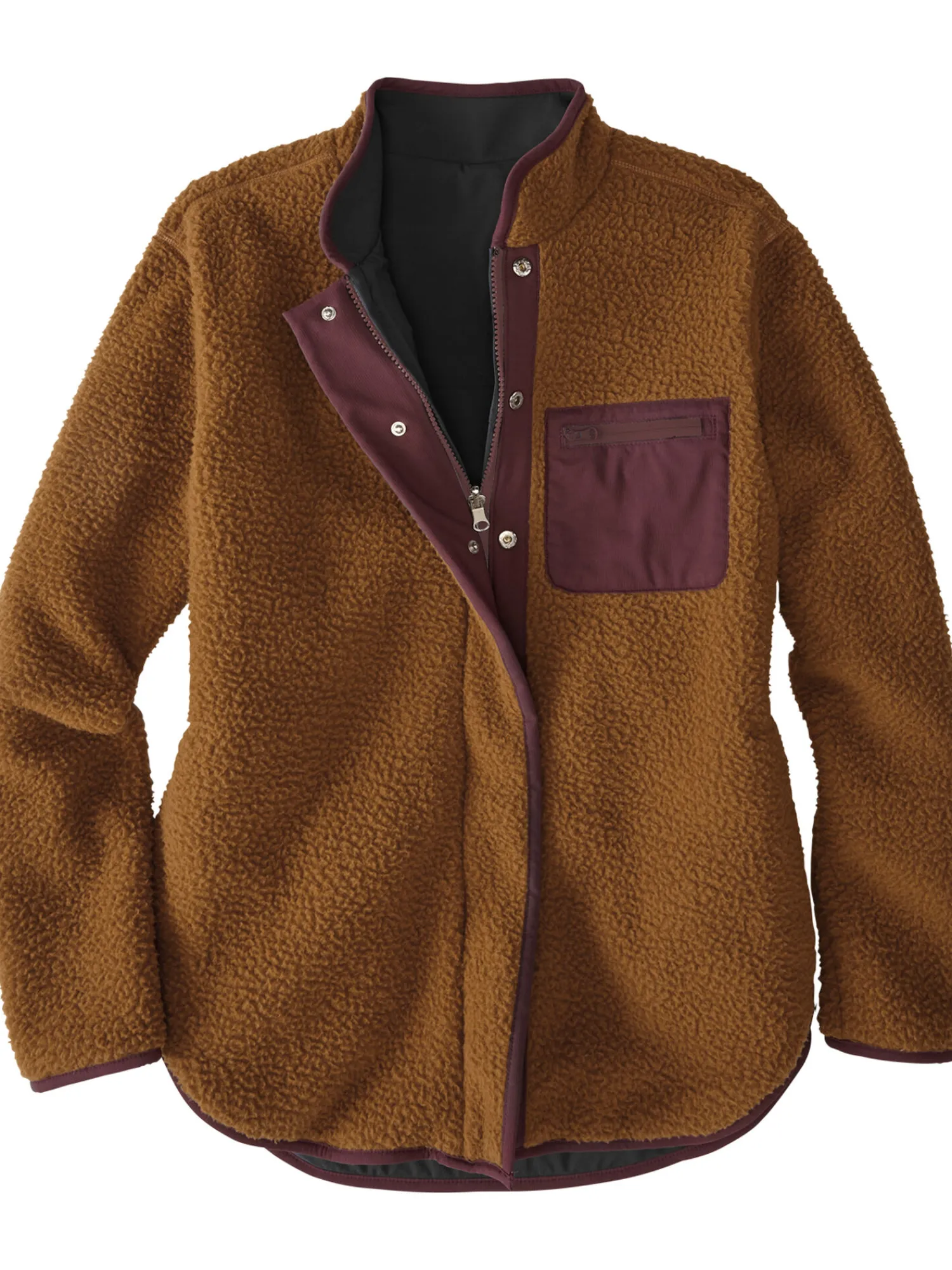 Women Title Nine Hoodies & Sweatshirts>Annapurna Reversible Fleece Jacket