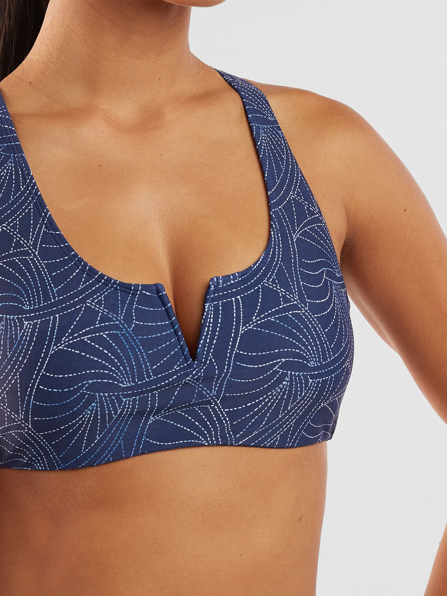 Women Title Nine Bikini Tops>Aria Underwire Bikini Top - Nautilus