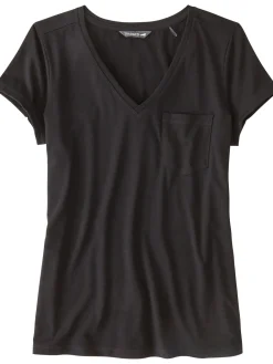 Women Title Nine Upf Clothing>Aviatrix Short Sleeve Pocket Tee