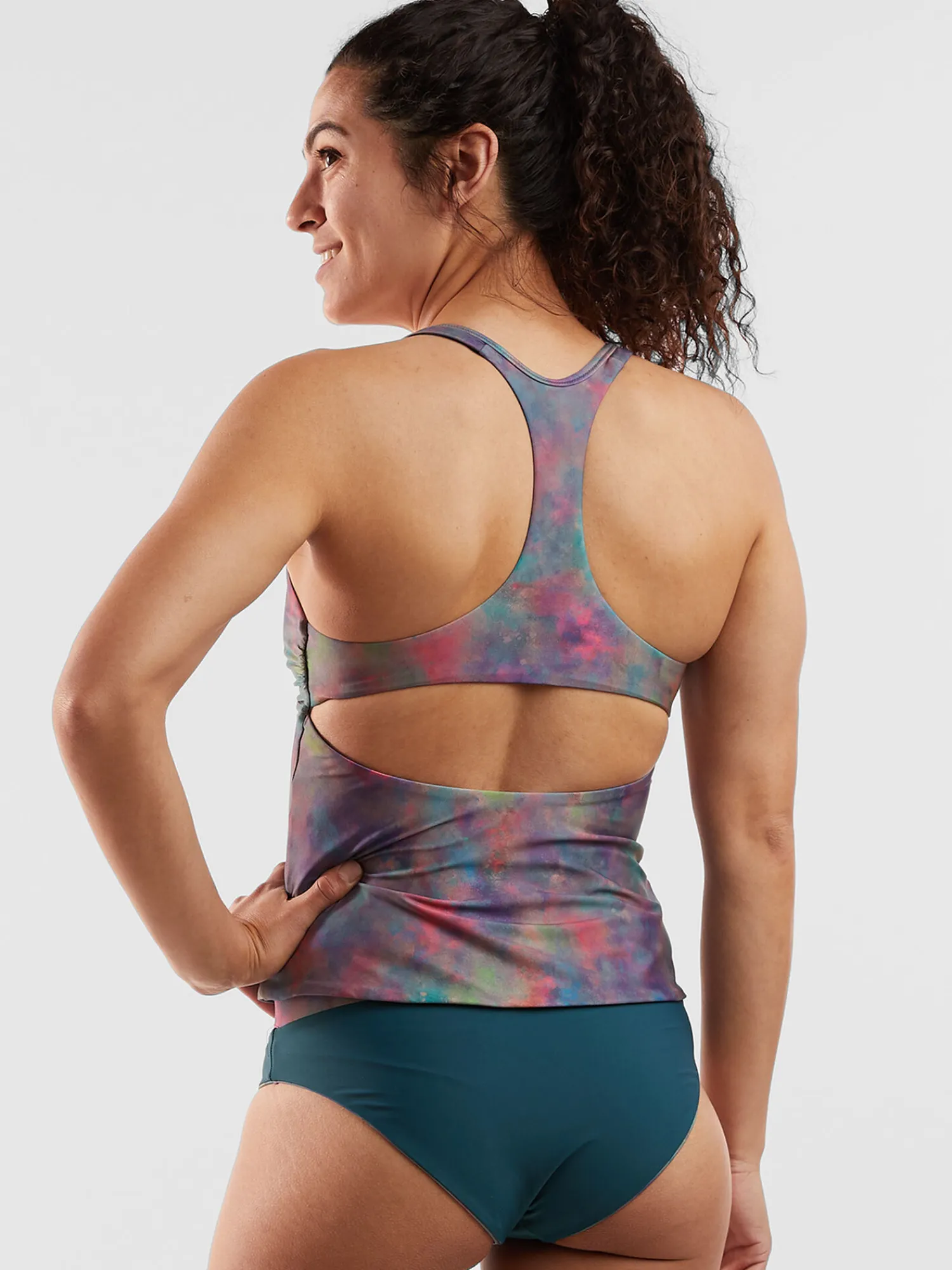Women Title Nine Tankini Tops>Backflip 2.0 Reversible Tankini Top - Indio