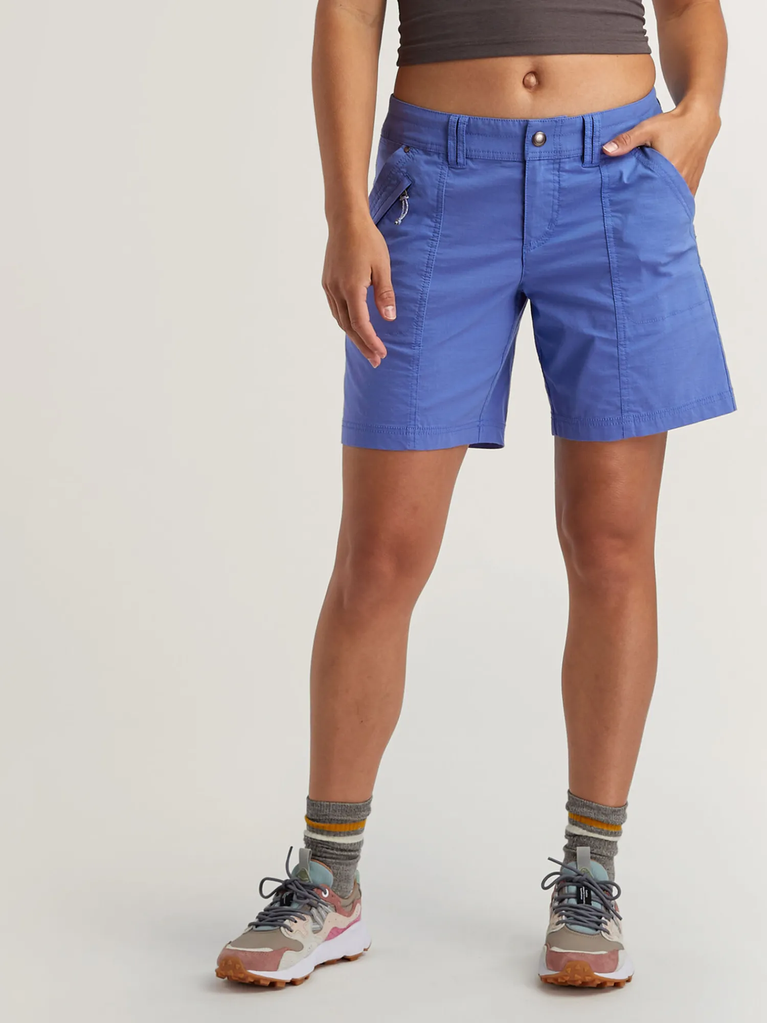 Women Title Nine Bottoms Finder>Big B Shorts 7"