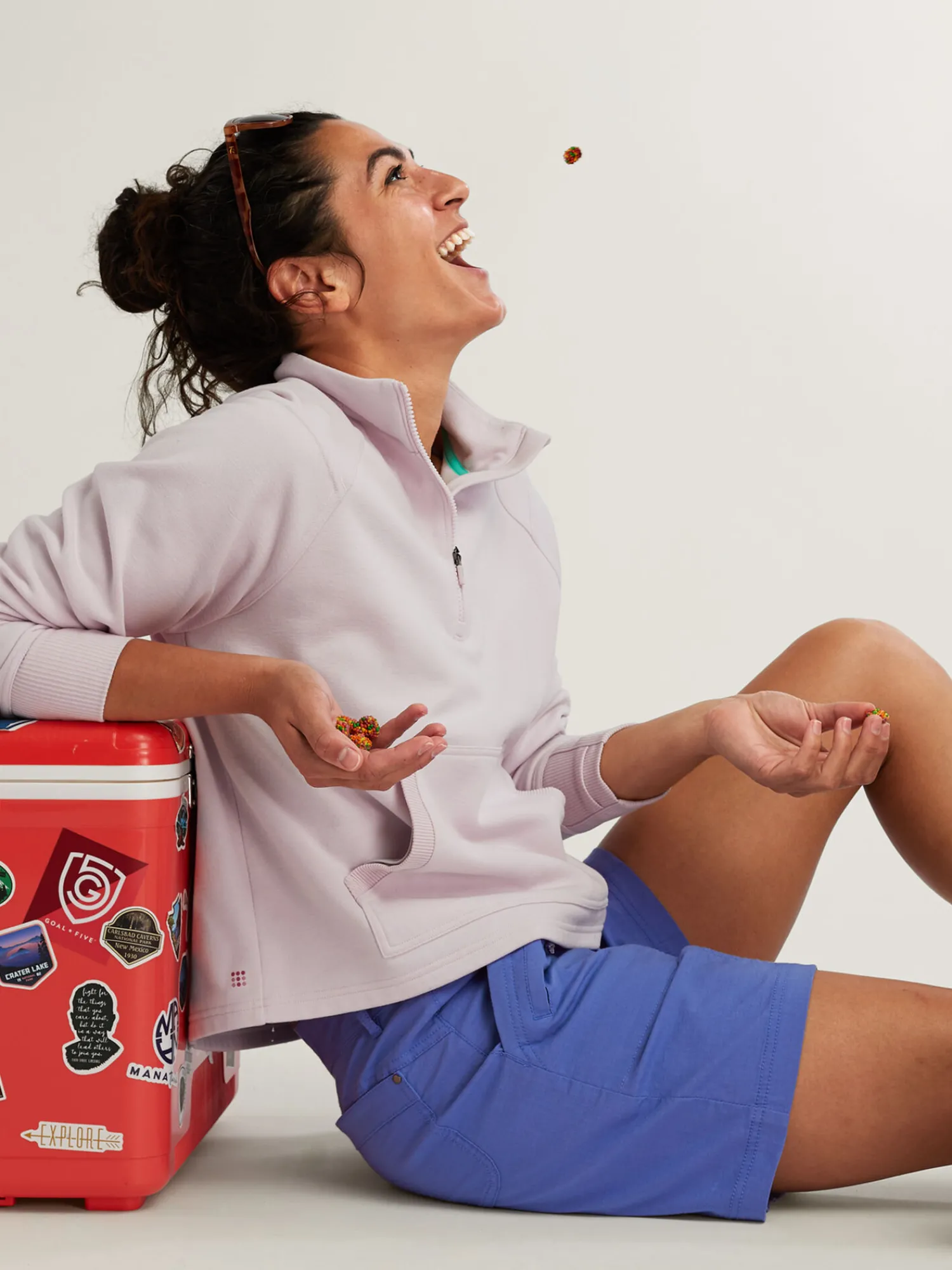 Women Title Nine Bottoms Finder>Big B Shorts 7"