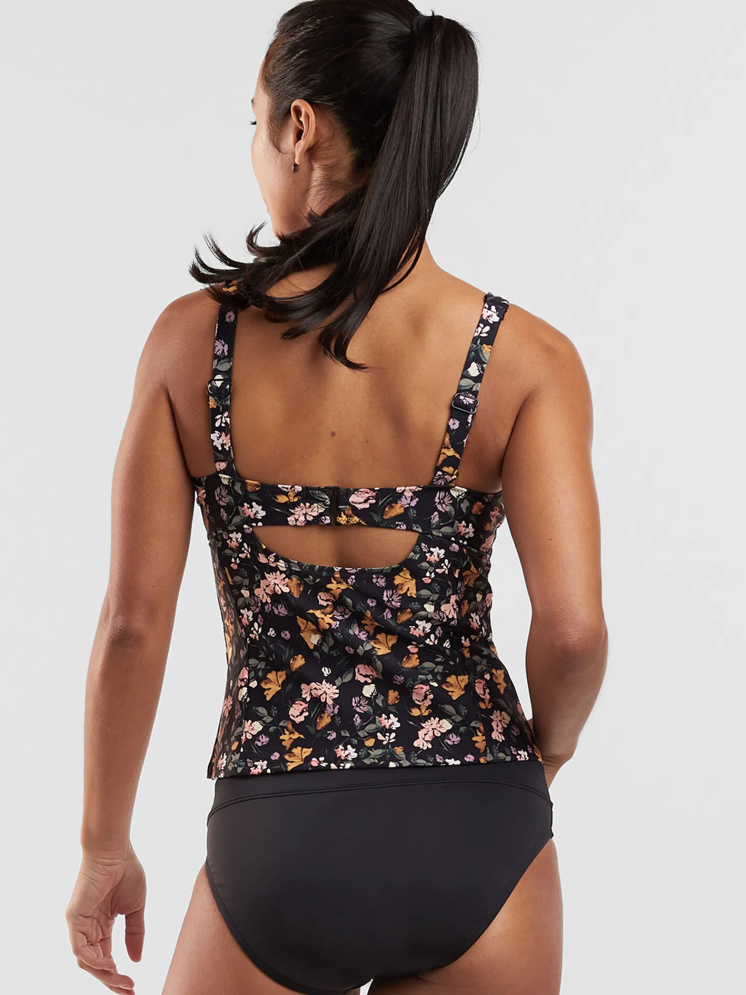 Women Title Nine Tankini Tops>Bodacious 2.0 Underwire Tankini Top - English Garden