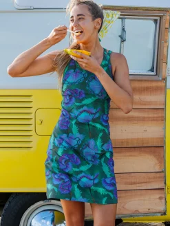 Women Title Nine Dresses>Cirque De La Vie Dress - Water Lily