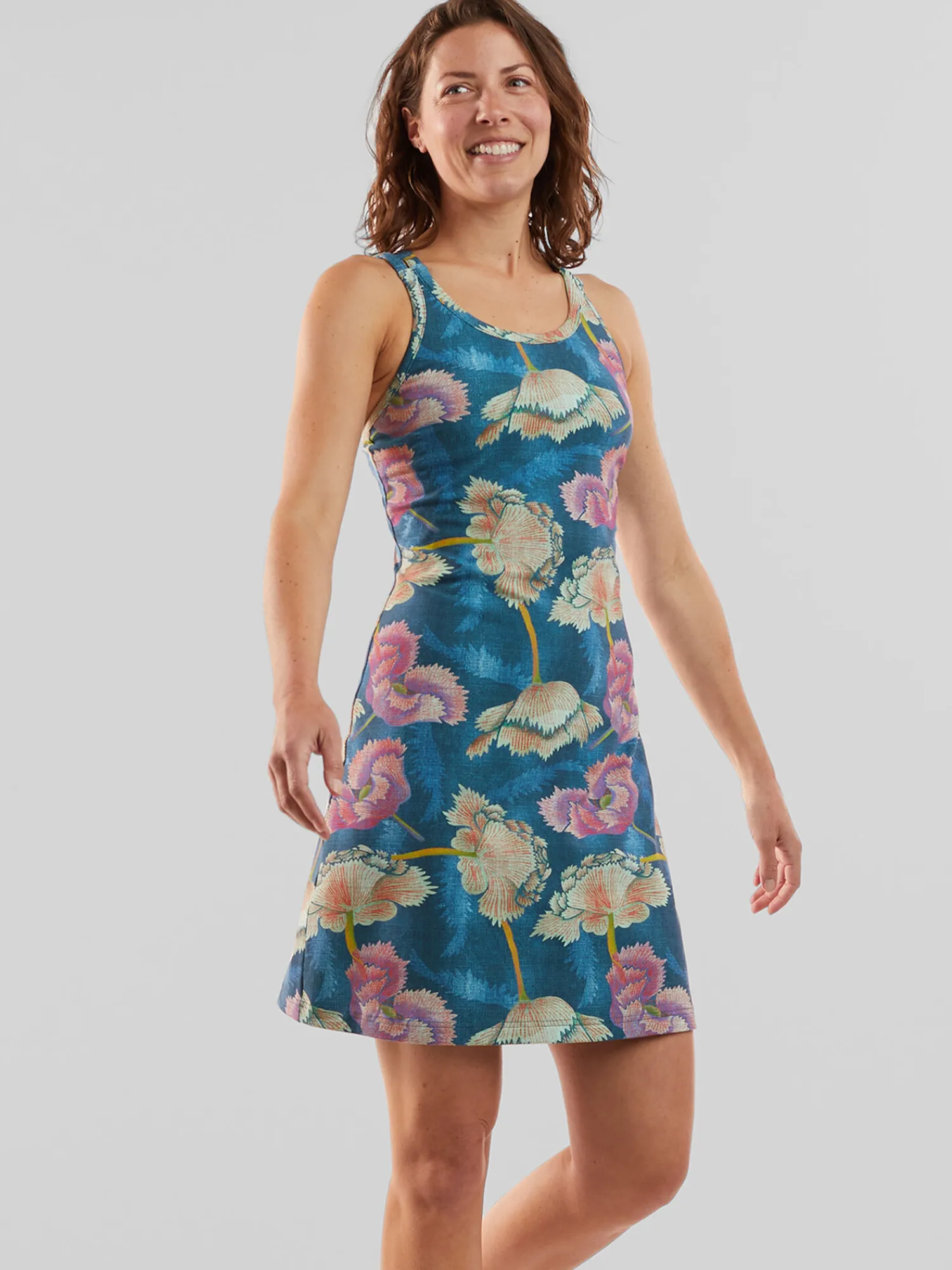 Women Title Nine Dresses>Cirque De La Vie Dress - Water Lily