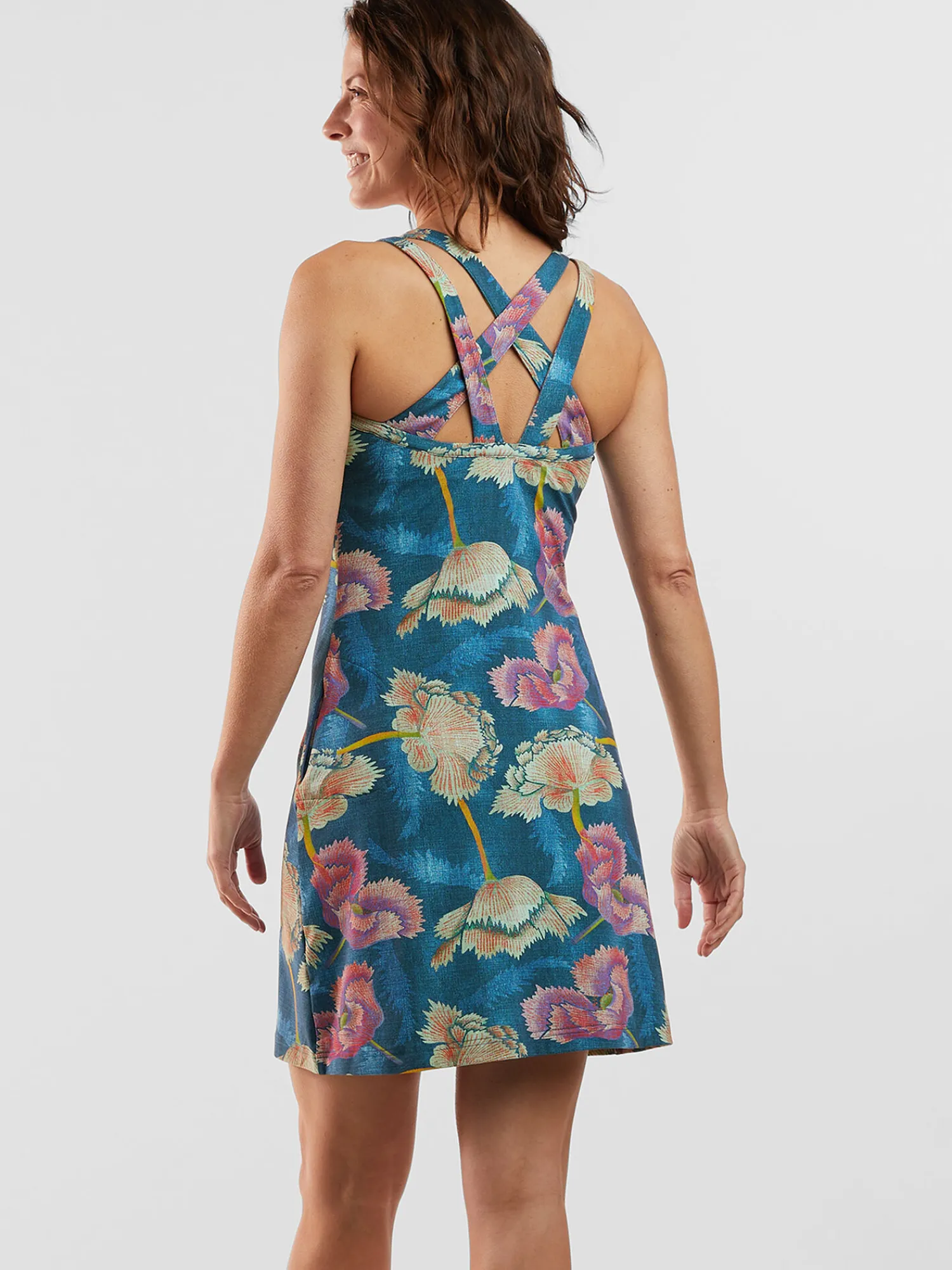 Women Title Nine Dresses>Cirque De La Vie Dress - Water Lily