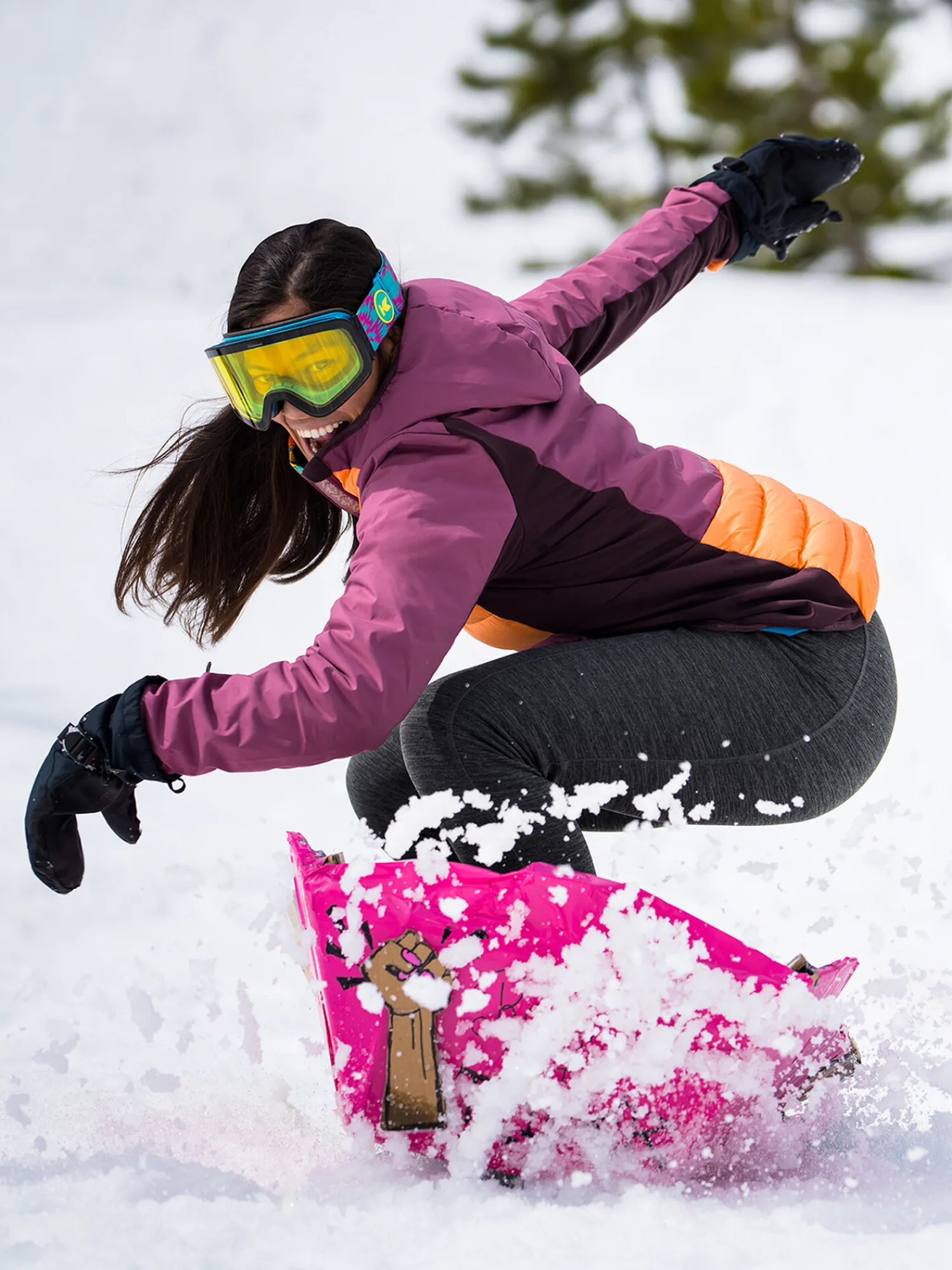 Women Title Nine Bottoms Finder>Crash 2.0 Polartec® Tights - Striated