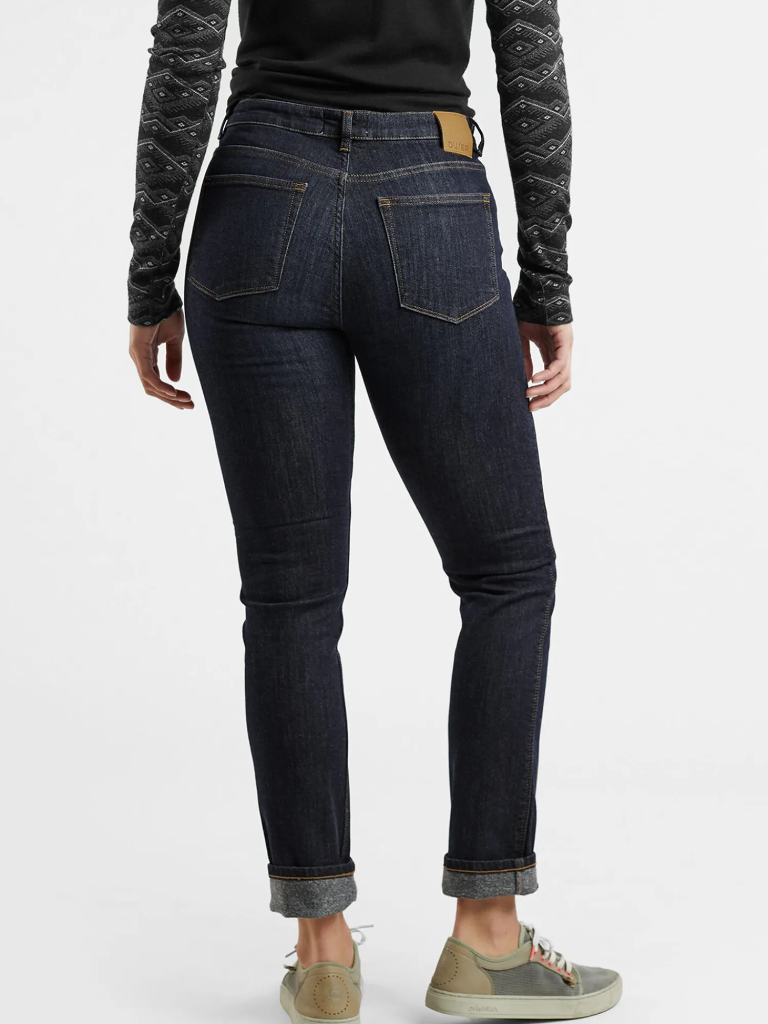 Women Title Nine Bottoms Finder>Defroster Fleece Woven Jeans