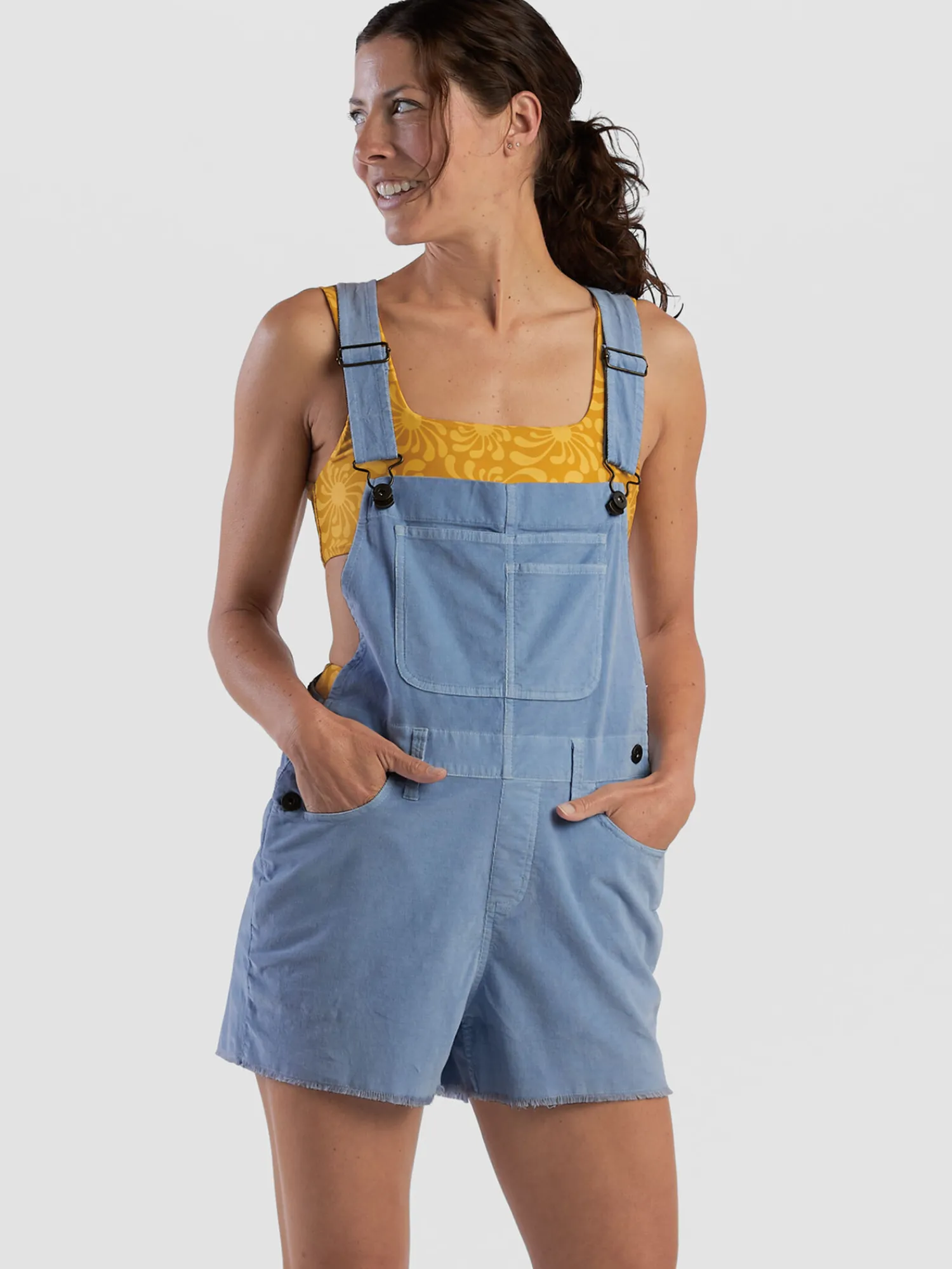Women Title Nine Bottoms Finder>Dogtown Short Overalls