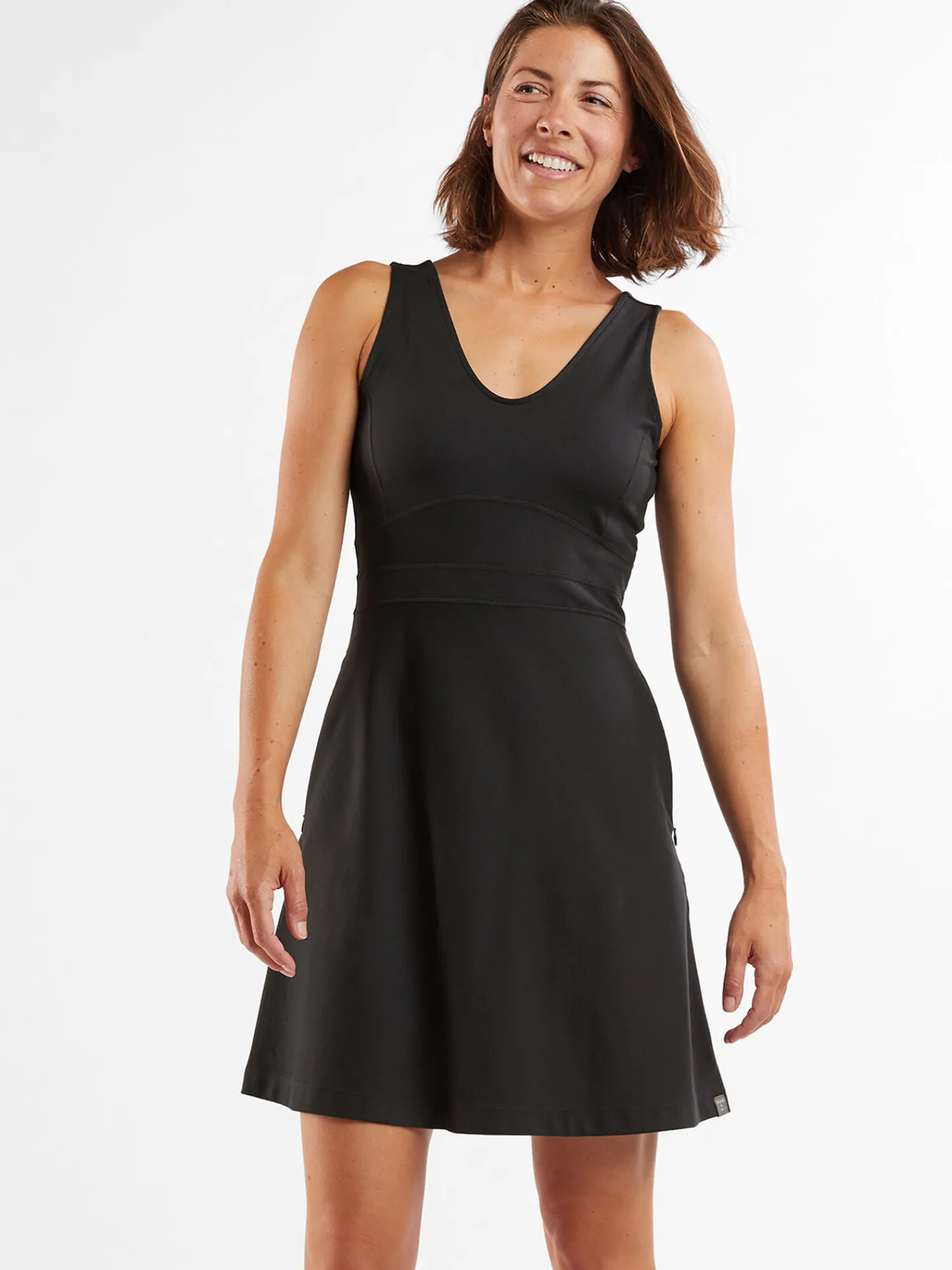 Women Title Nine Dresses>Dream V Neck Dress - Solid