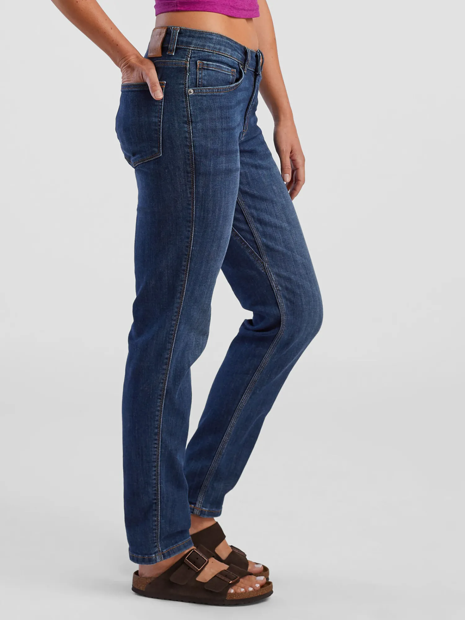 Women Title Nine Bottoms Finder>Duer Relaxed Performance Jeans 30"