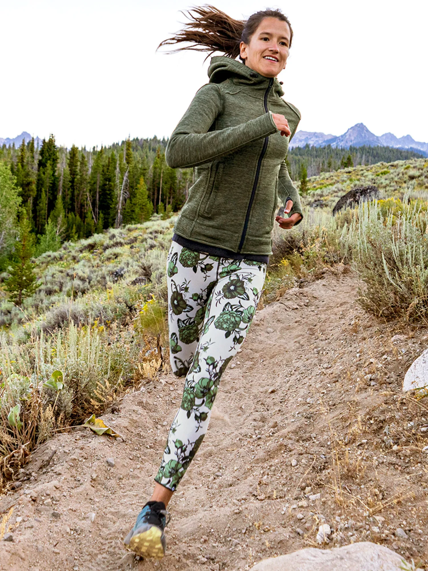 Women Title Nine Bottoms Finder>Front Runner Reversible Tights