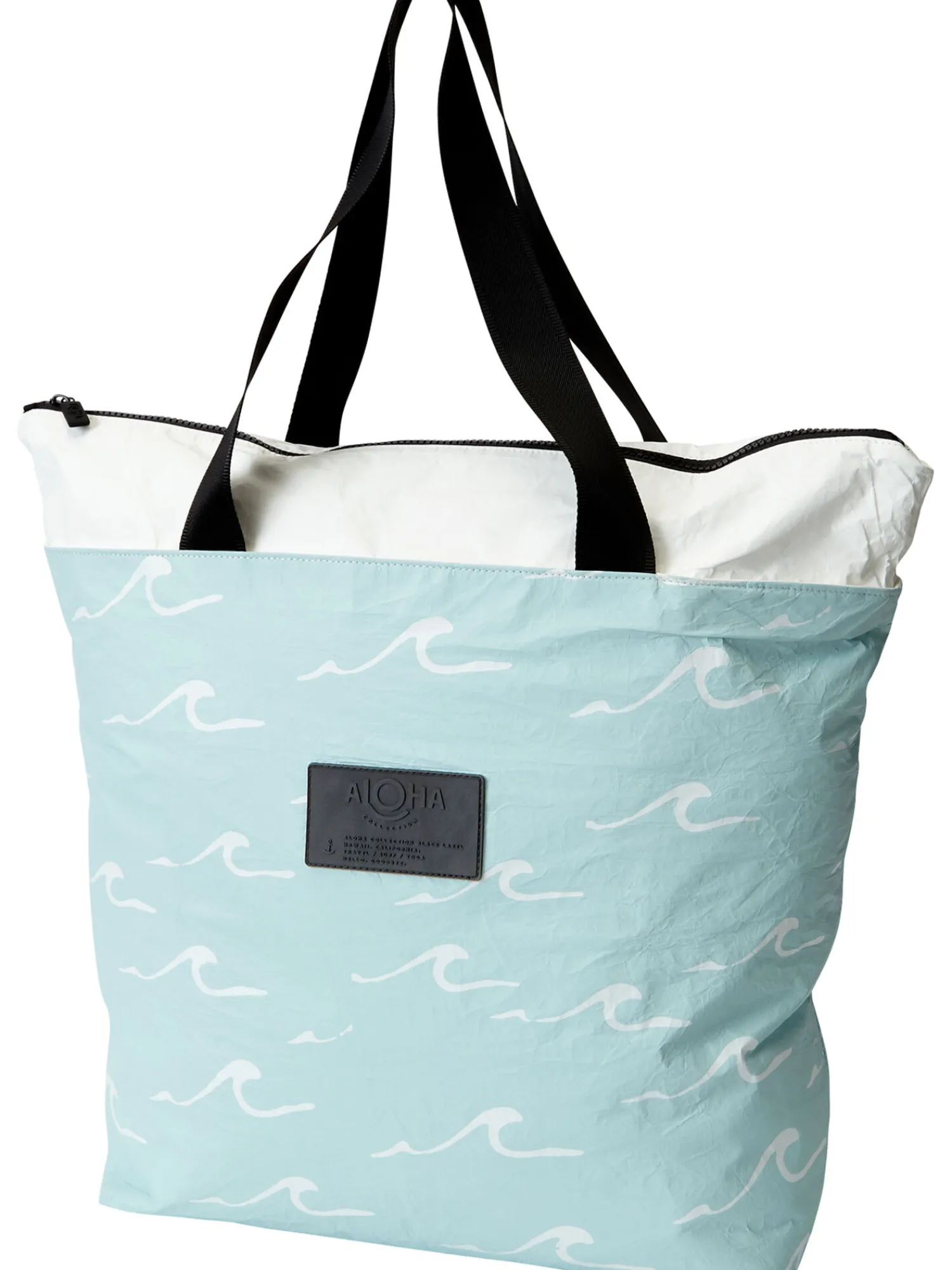 Women Title Nine Packs, Bags & Gear>Full Zip Aloha Tote Bag - Seaside