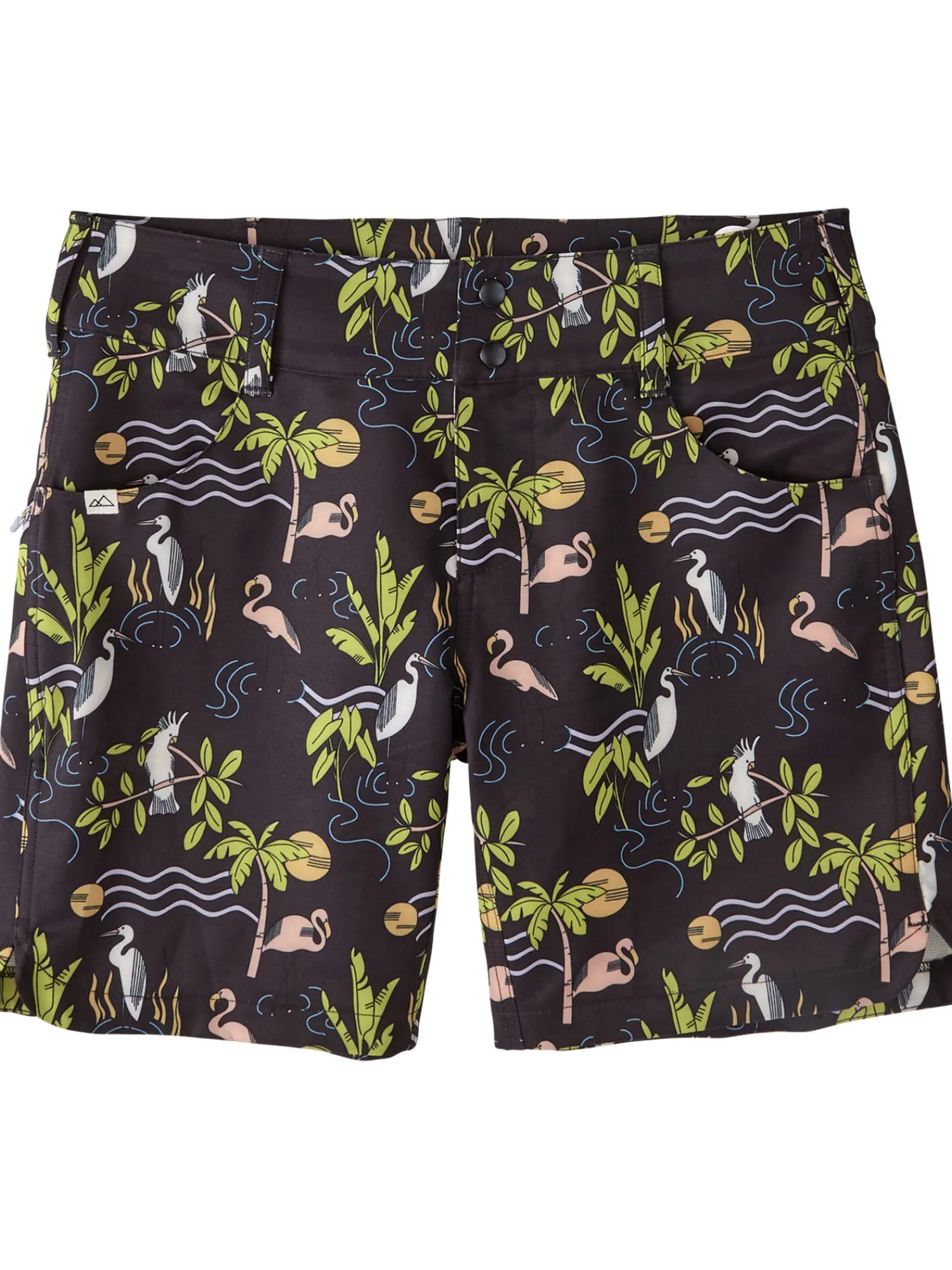 Women Title Nine Bottoms Finder>Gone Wild Rye Mountain Bike Shorts 7"