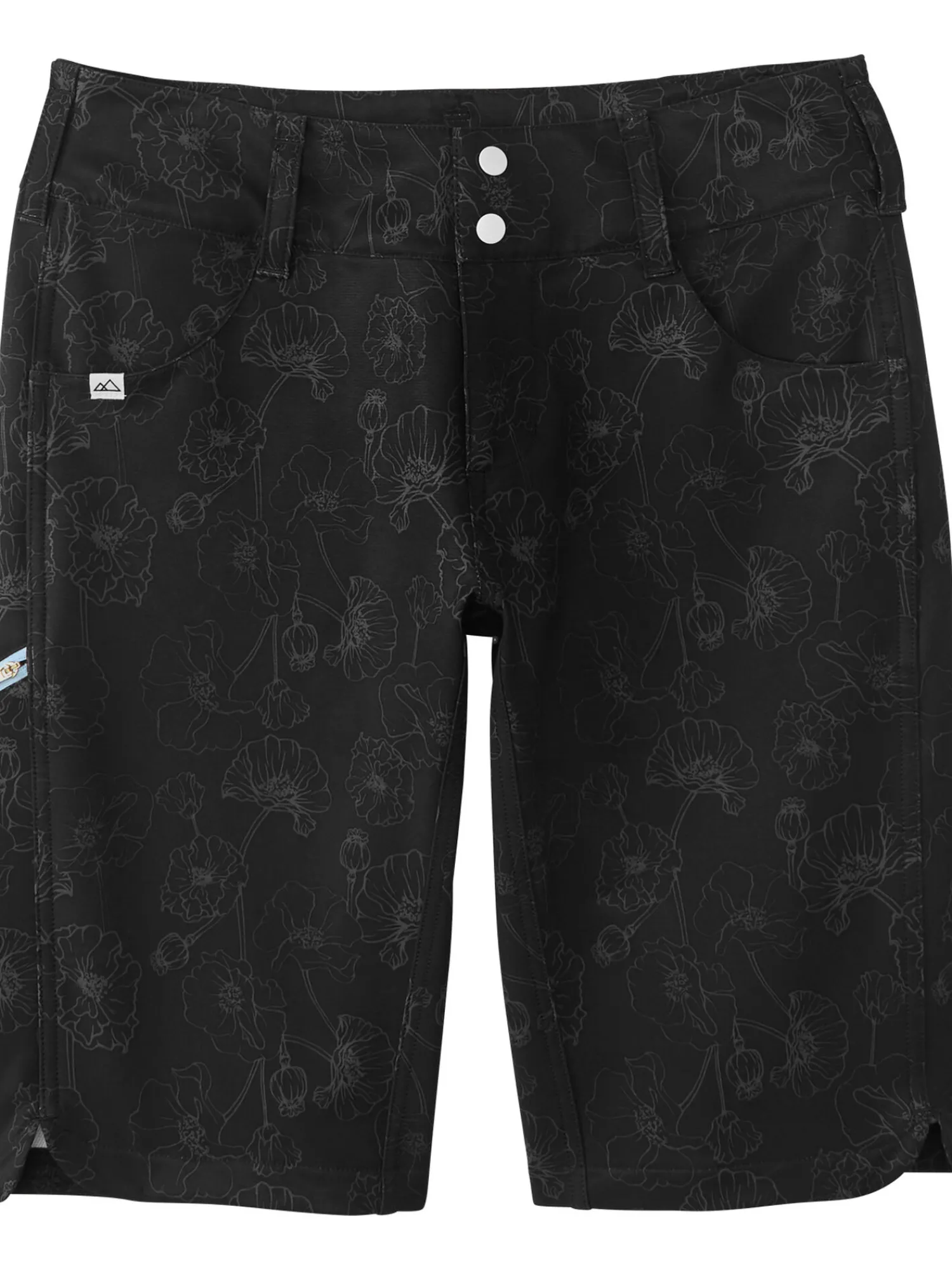 Women Title Nine Upf Clothing>Gone Wild Rye Mountain Bike Shorts 12"