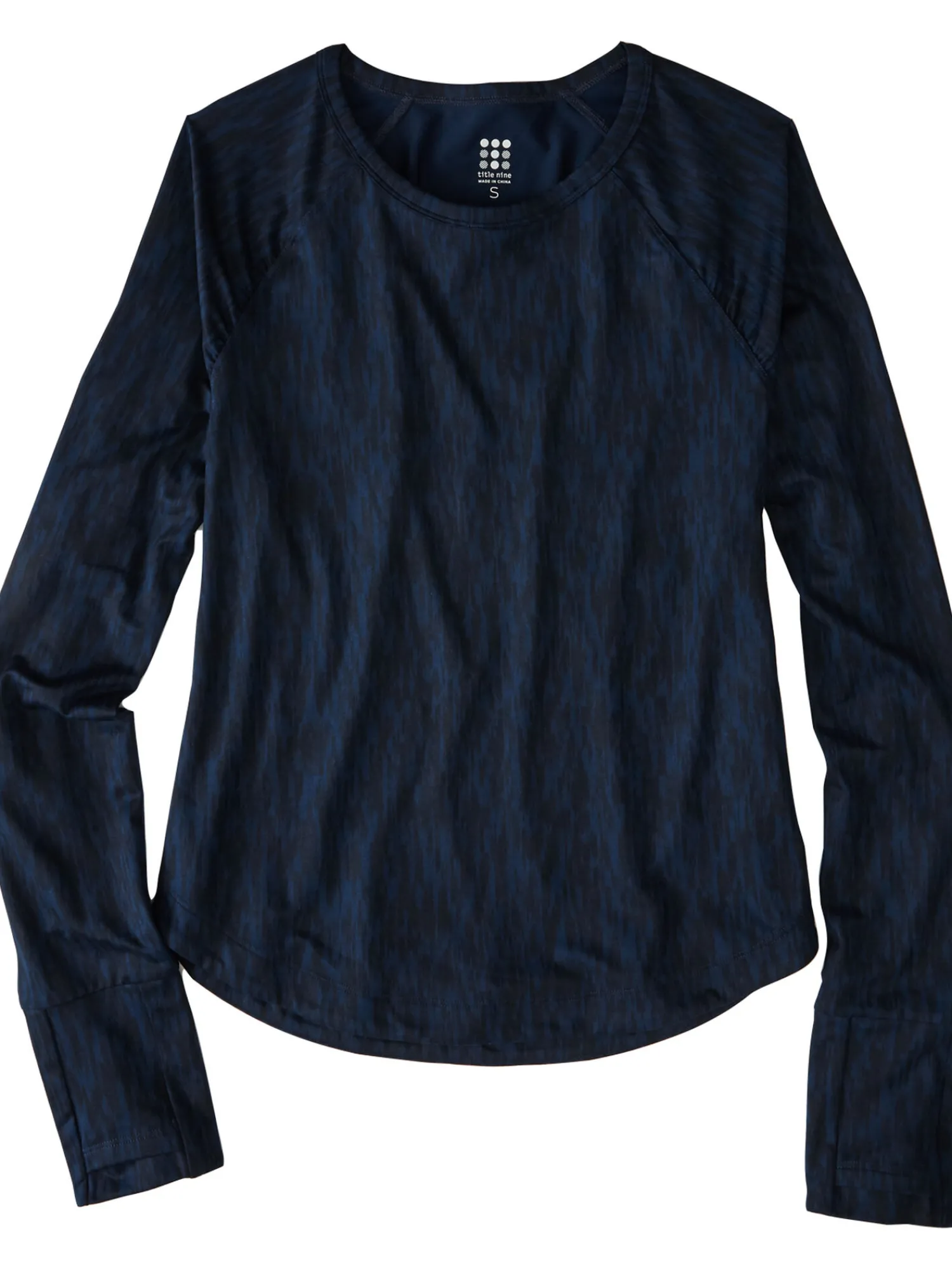 Women Title Nine Long Sleeve Tops>Grace Raglan Long Sleeve Tee - Flatlands
