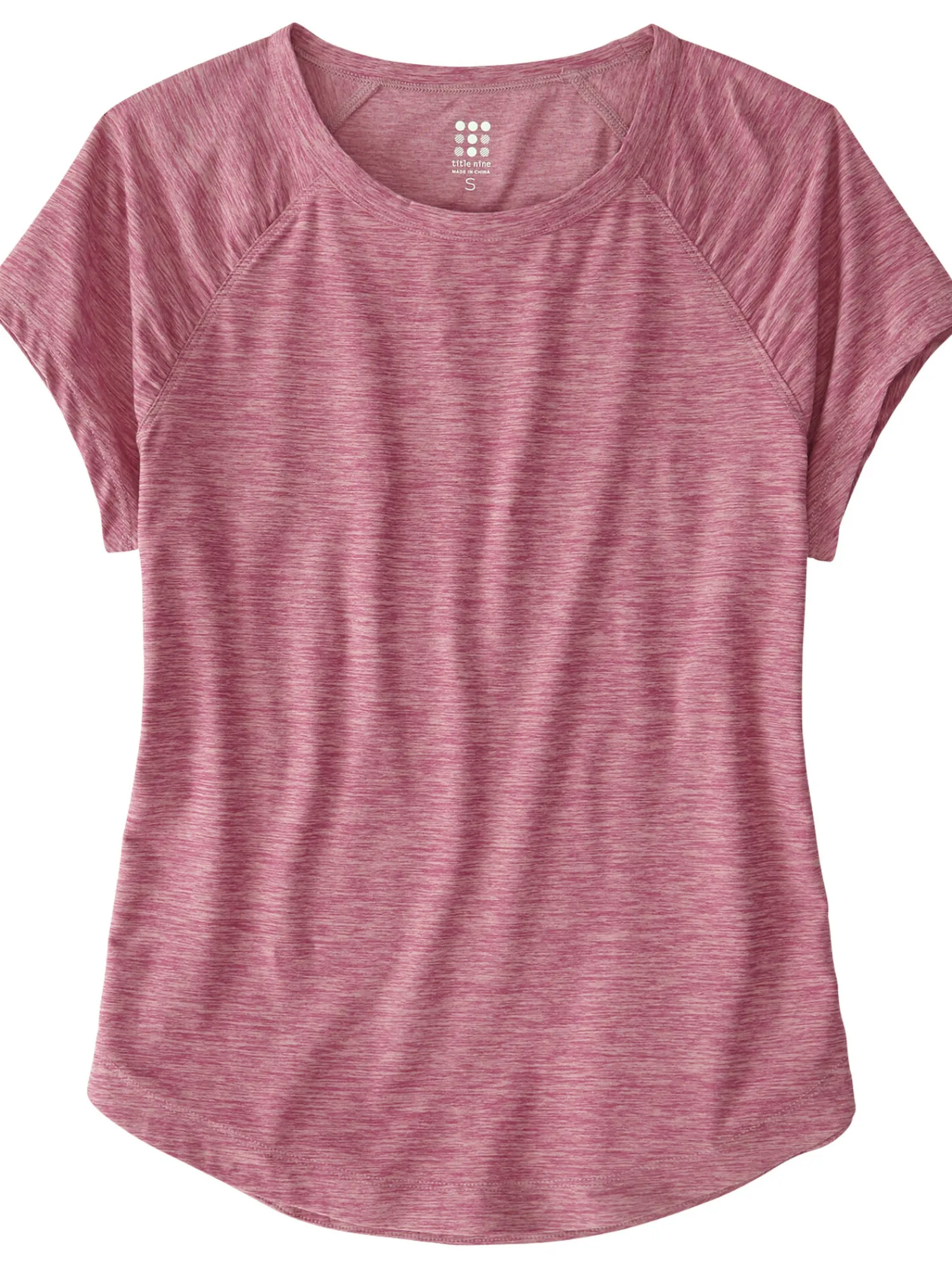 Women Title Nine Short Sleeve Tops>Grace Raglan Tee