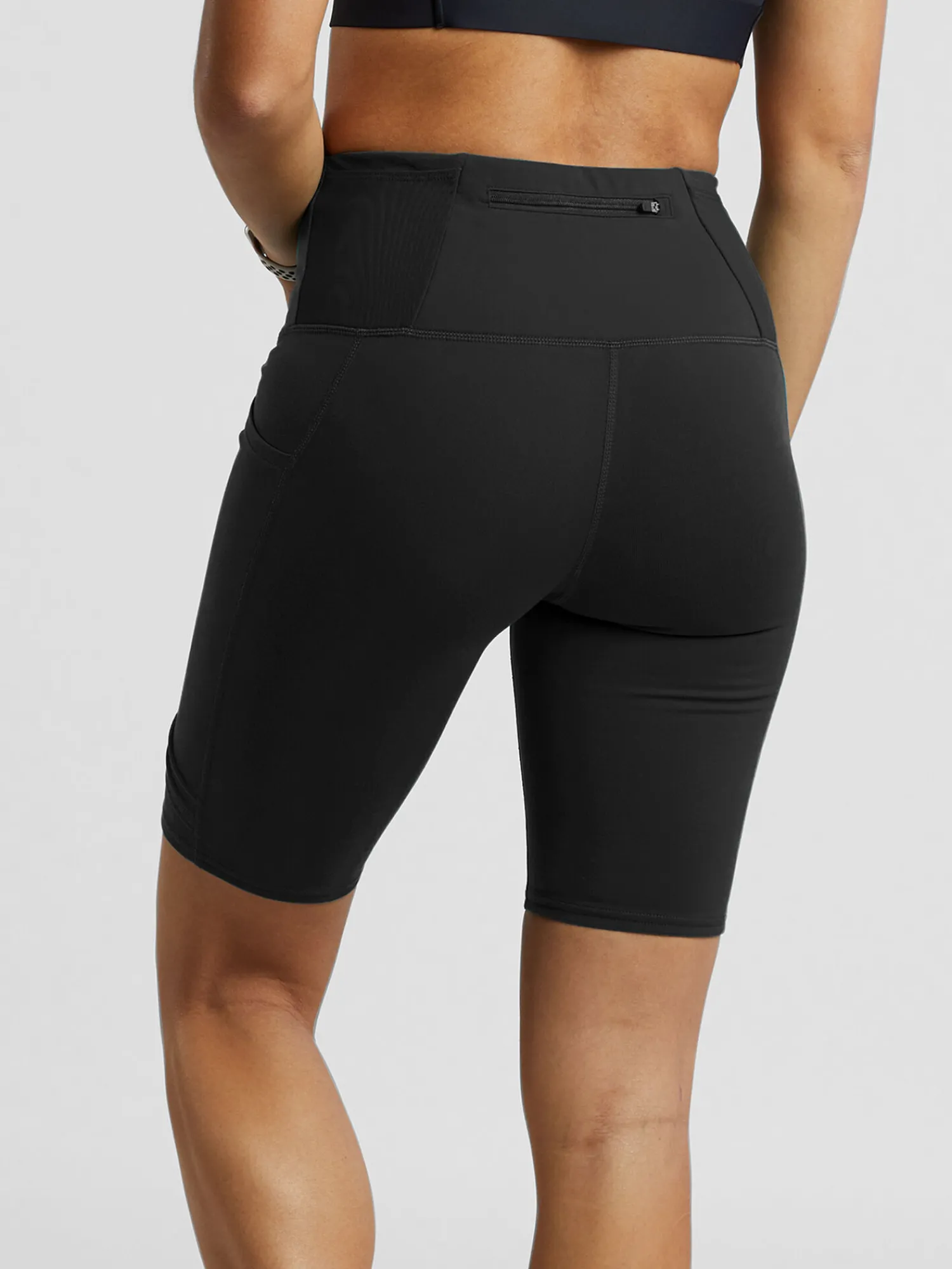 Women Title Nine Bottoms Finder>Haul It Pocket Running Shorts 8"