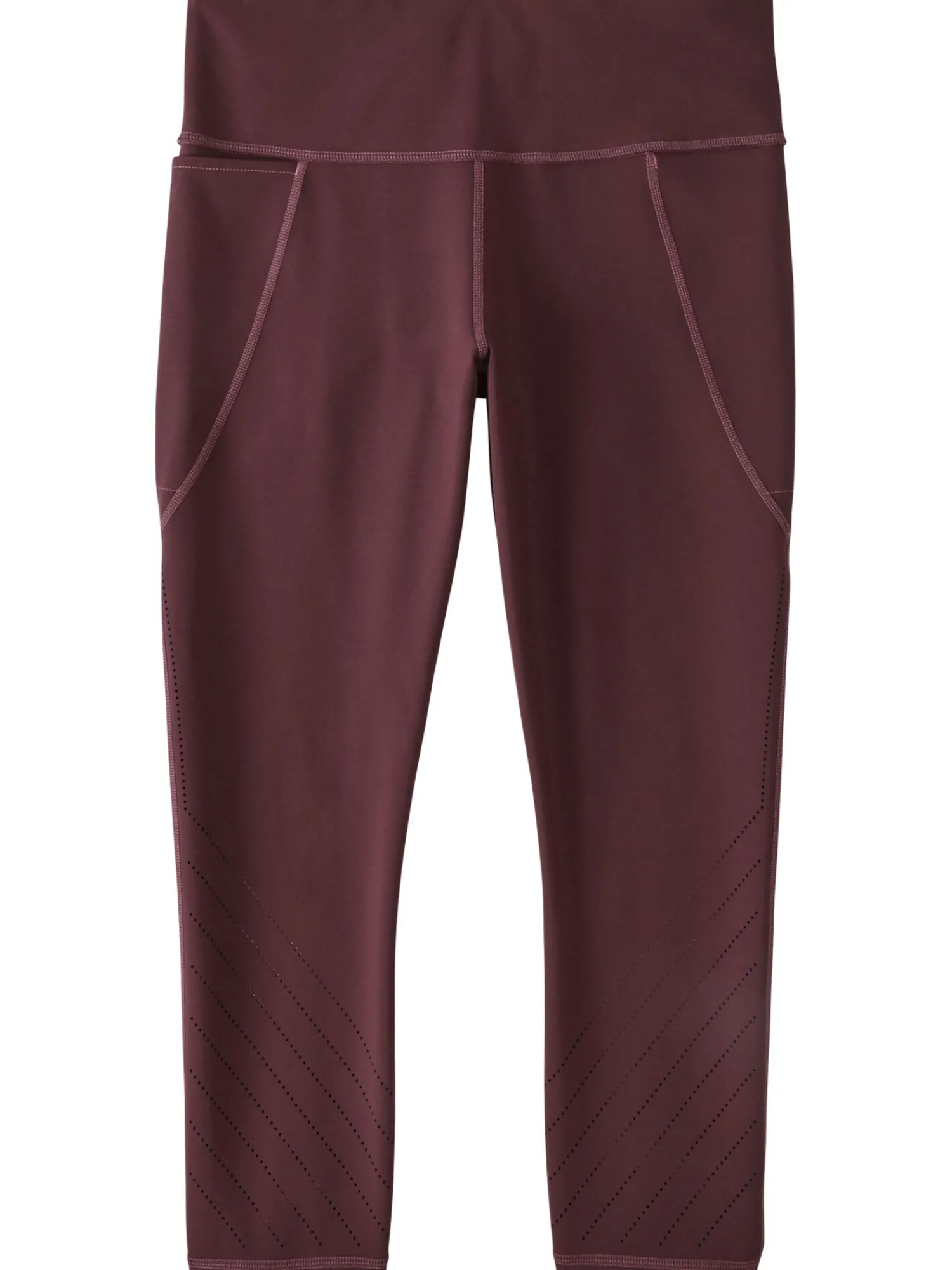 Women Title Nine Bottoms Finder>Mad Dash Lite Reversible Crop Tights - Perforated