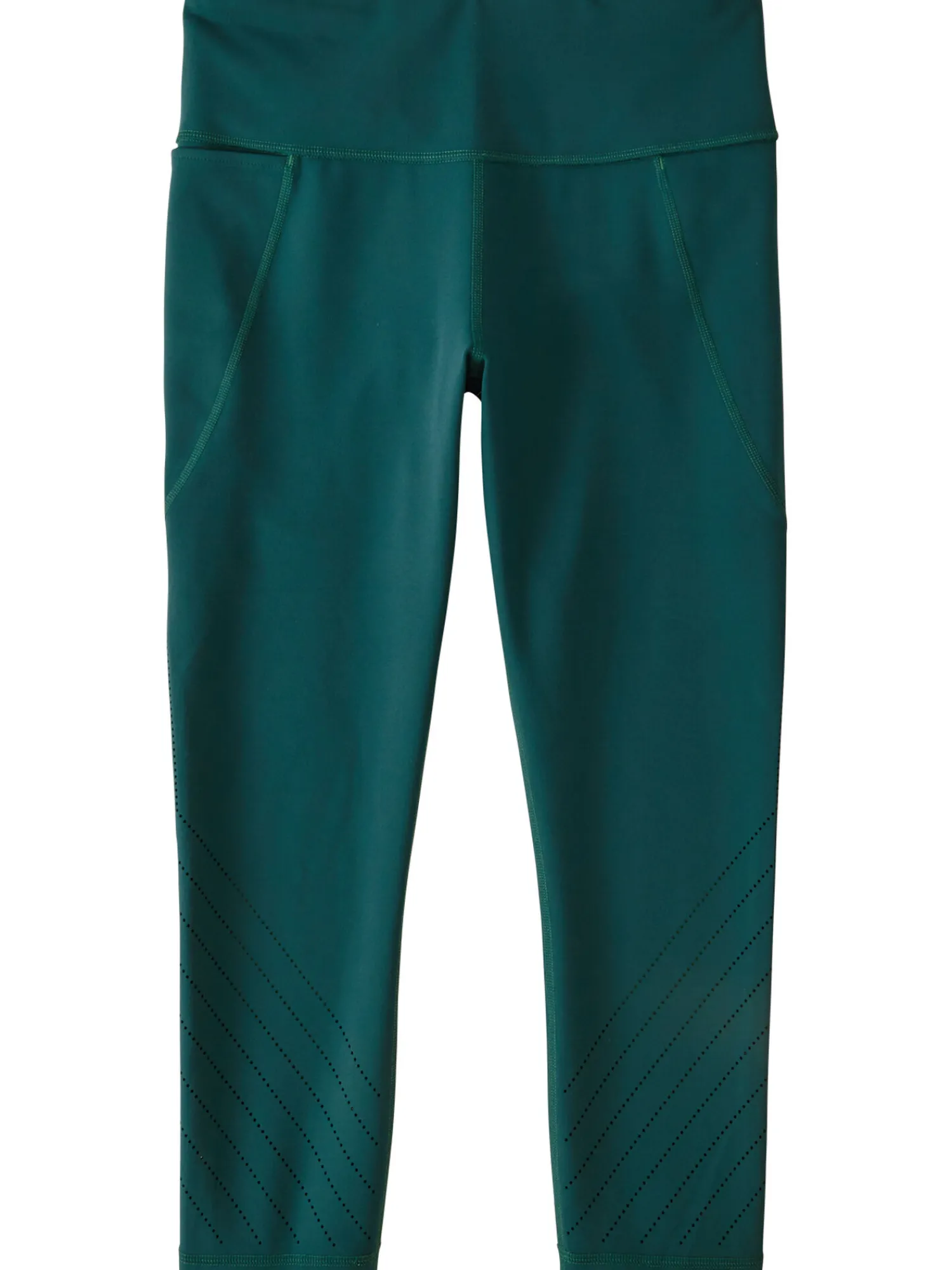 Women Title Nine Bottoms Finder>Mad Dash Lite Reversible Crop Tights - Perforated