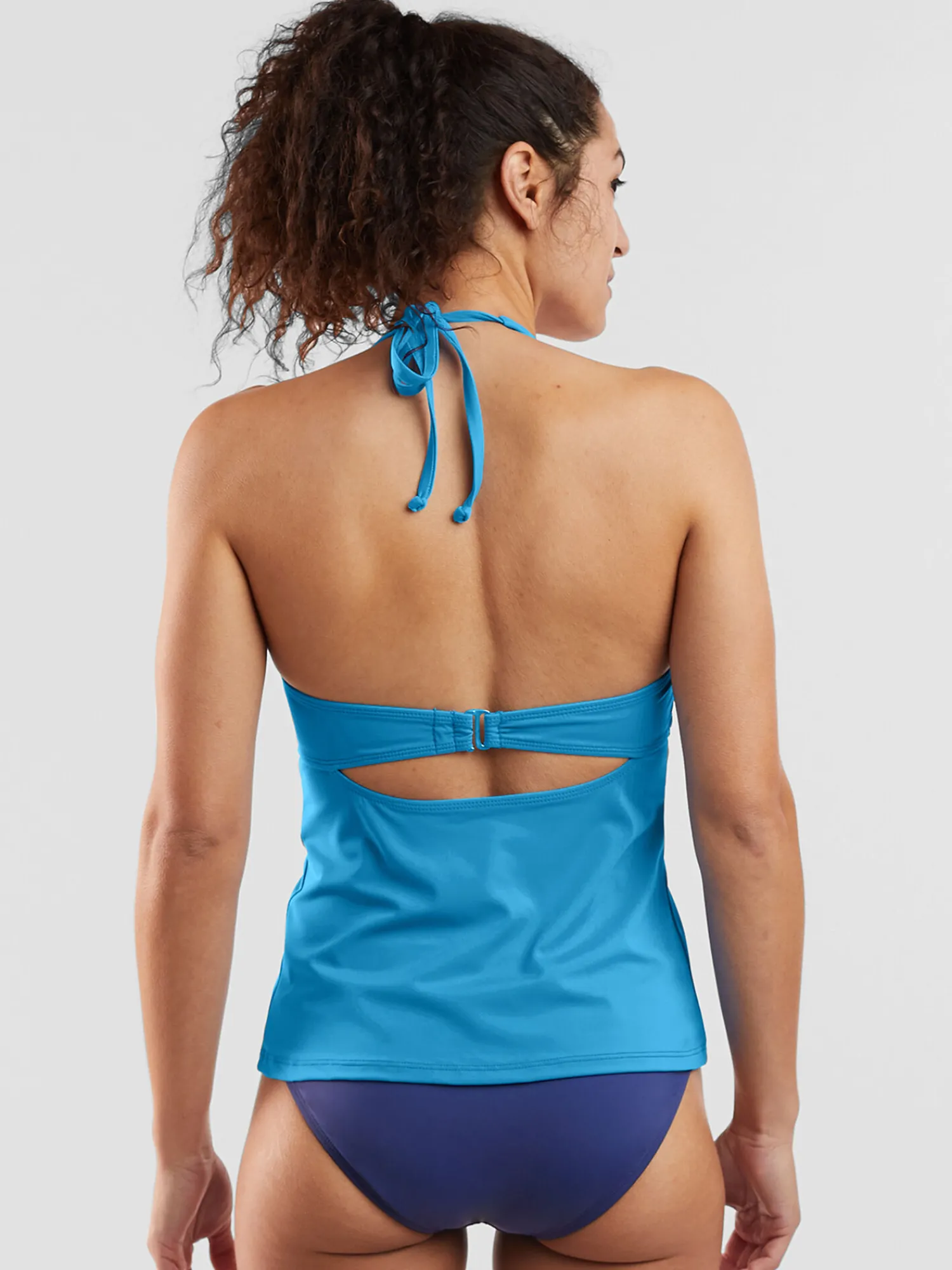 Women Title Nine Tankini Tops>Makai Halter Tankini Top - Solid