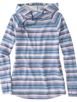 Women Title Nine Hoodies & Sweatshirts>Manresa Hoodie - Horizon Stripe