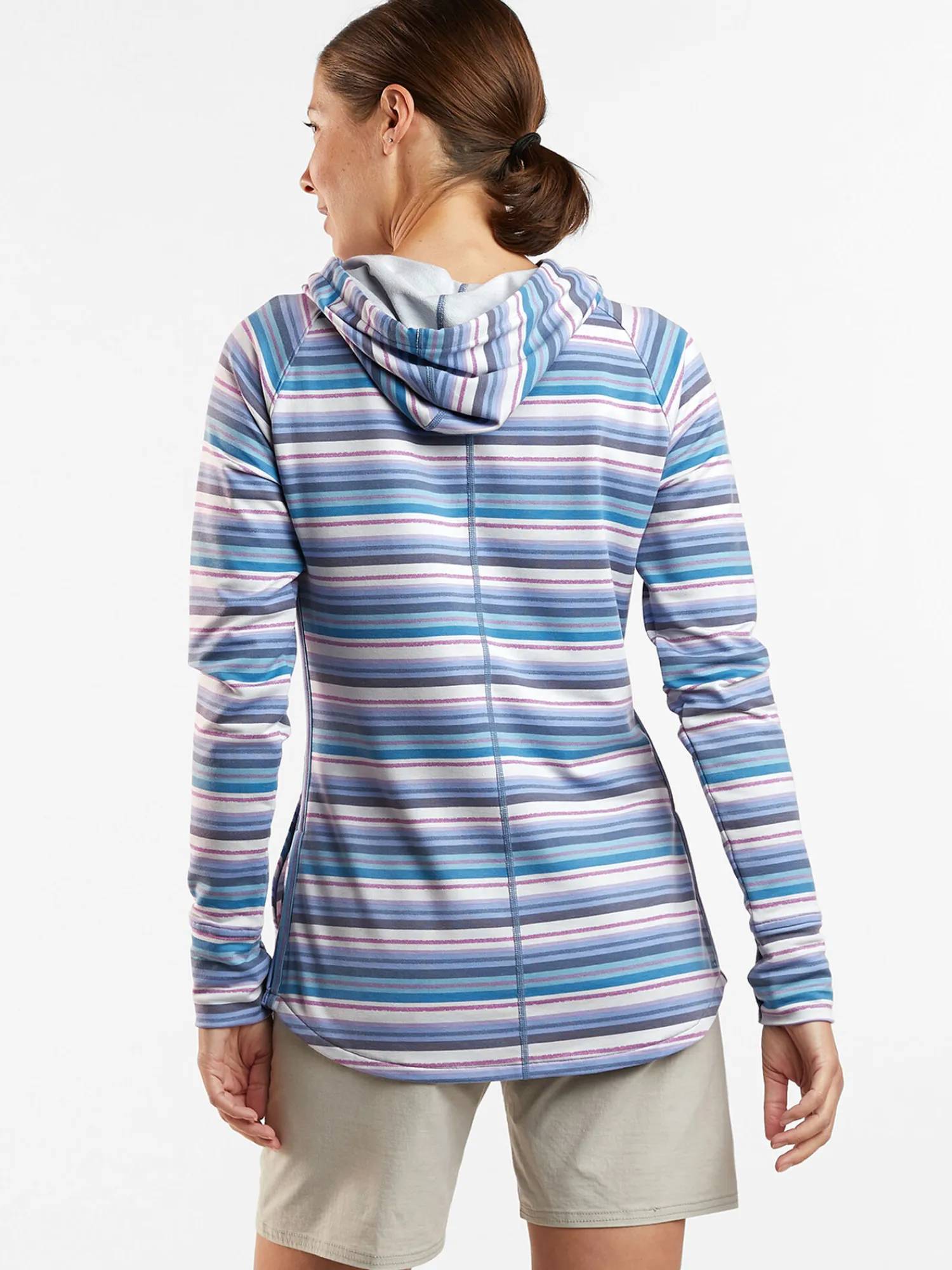 Women Title Nine Hoodies & Sweatshirts>Manresa Hoodie - Horizon Stripe