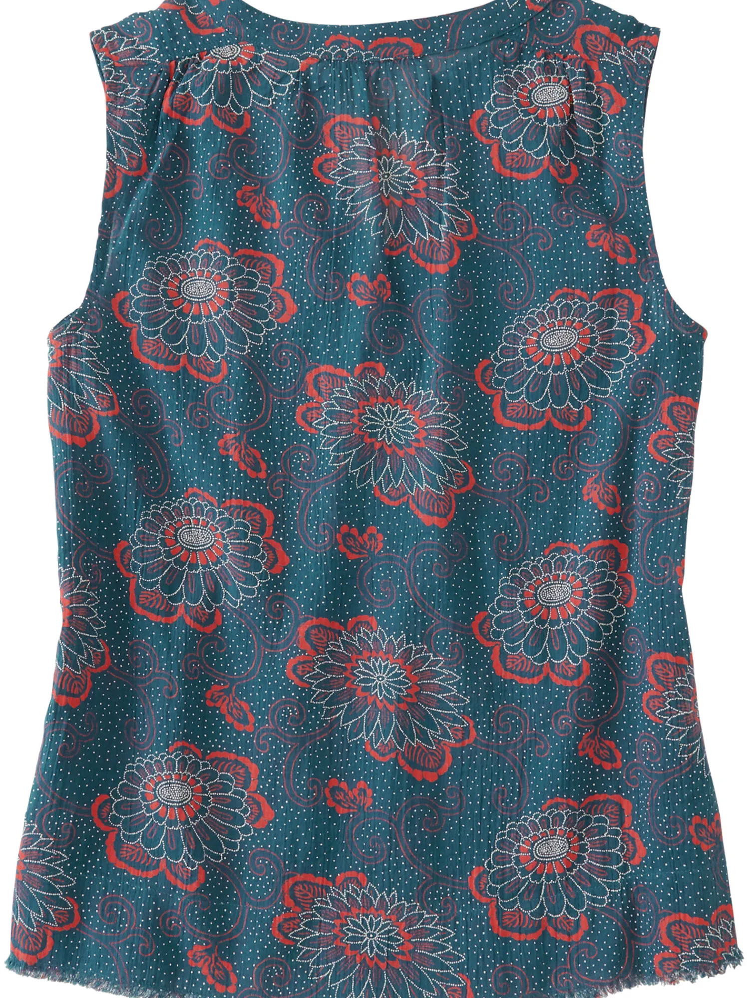 Women Title Nine Swim Cover Ups>Moorea Gauze Sleeveless Top