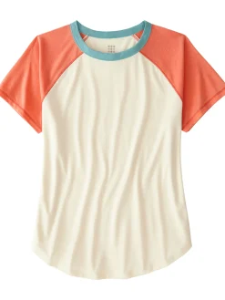 Women Title Nine Short Sleeve Tops>Notton Baseball Tee