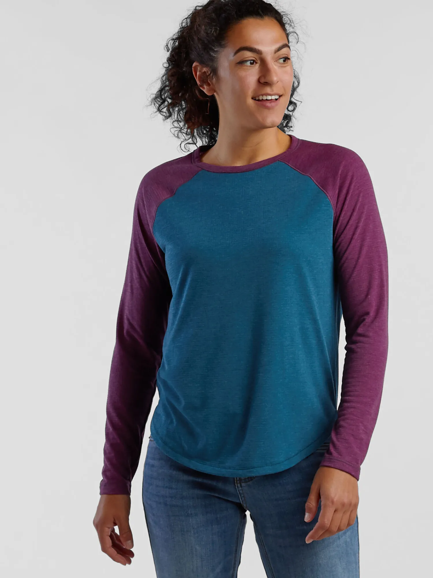 Women Title Nine Long Sleeve Tops>Notton™ Long Sleeve Baseball Tee