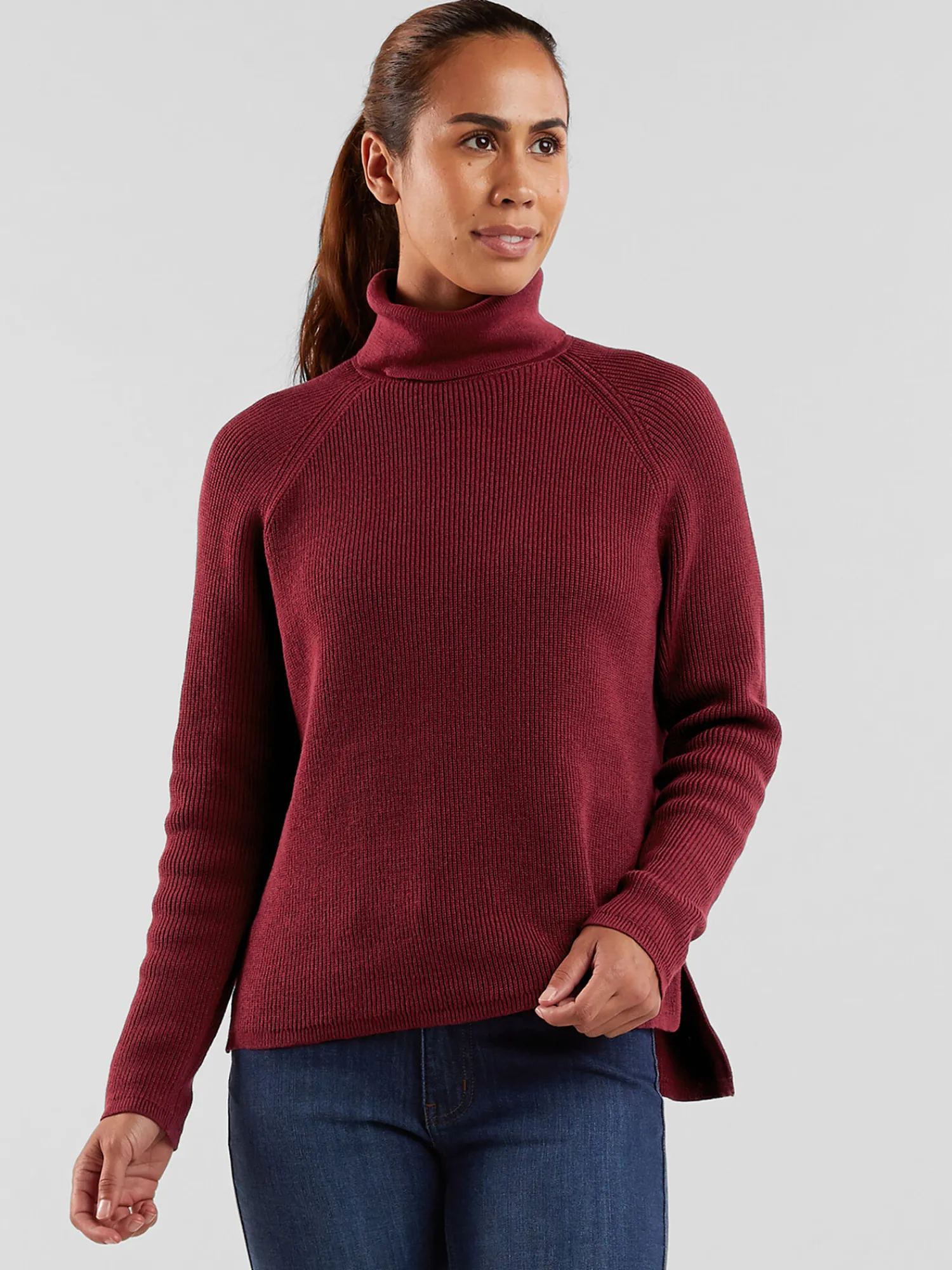 Women Title Nine Long Sleeve Tops>Offsite Synergy Turtleneck Sweater