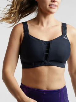 Women Title Nine Sports Bras>Ovation Corset-Front Sports Bra