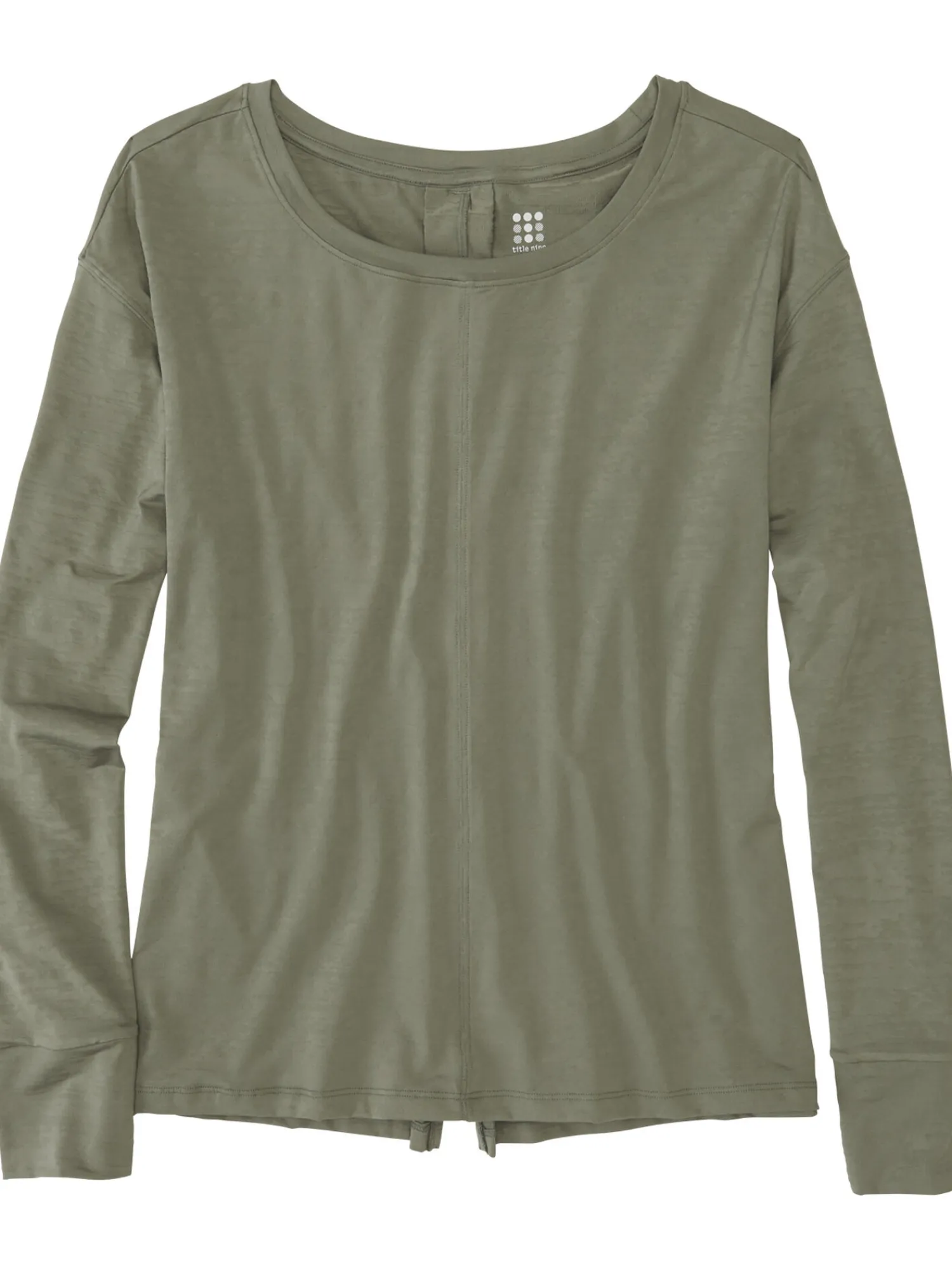 Women Title Nine Long Sleeve Tops>Phoenix Pleat Back Long Sleeve Top