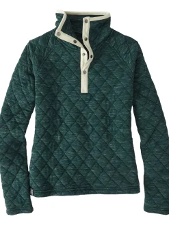 Women Title Nine Hoodies & Sweatshirts>Power Up Quilted Snap Pullover