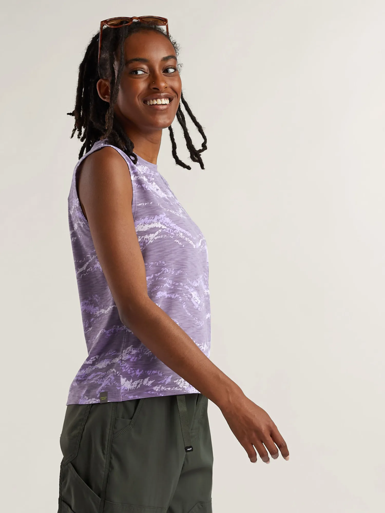 Women Title Nine Tank Tops>Ravine Muscle Tank - Solid