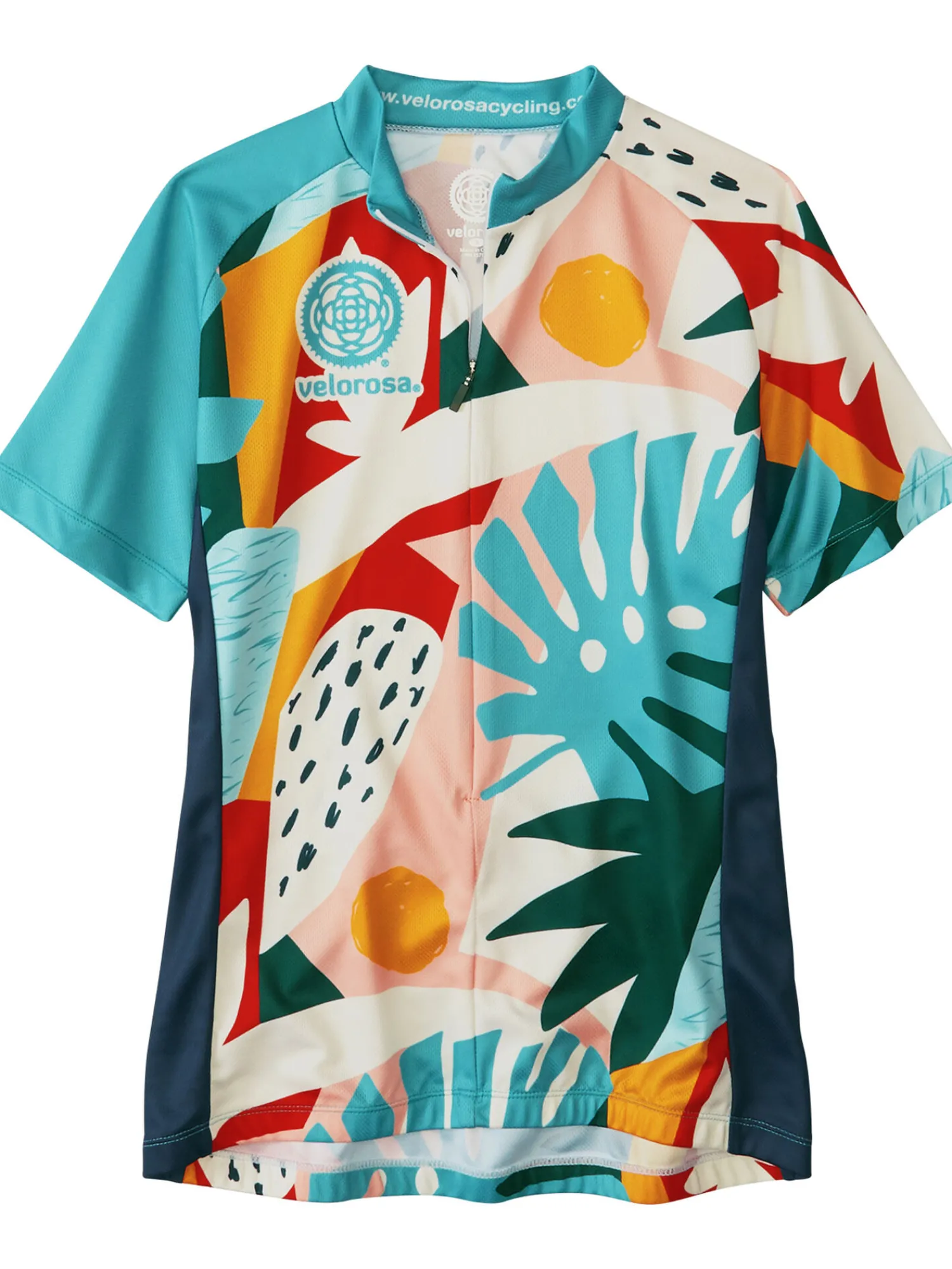 Women Title Nine Short Sleeve Tops>Ride Relentless Short Sleeve Cycling Jersey - Oasis