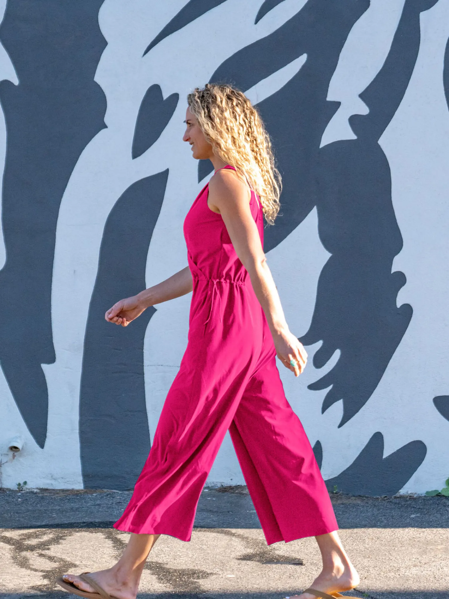 Women Title Nine Swim Cover Ups>Round Trip Sleeveless Jumpsuit