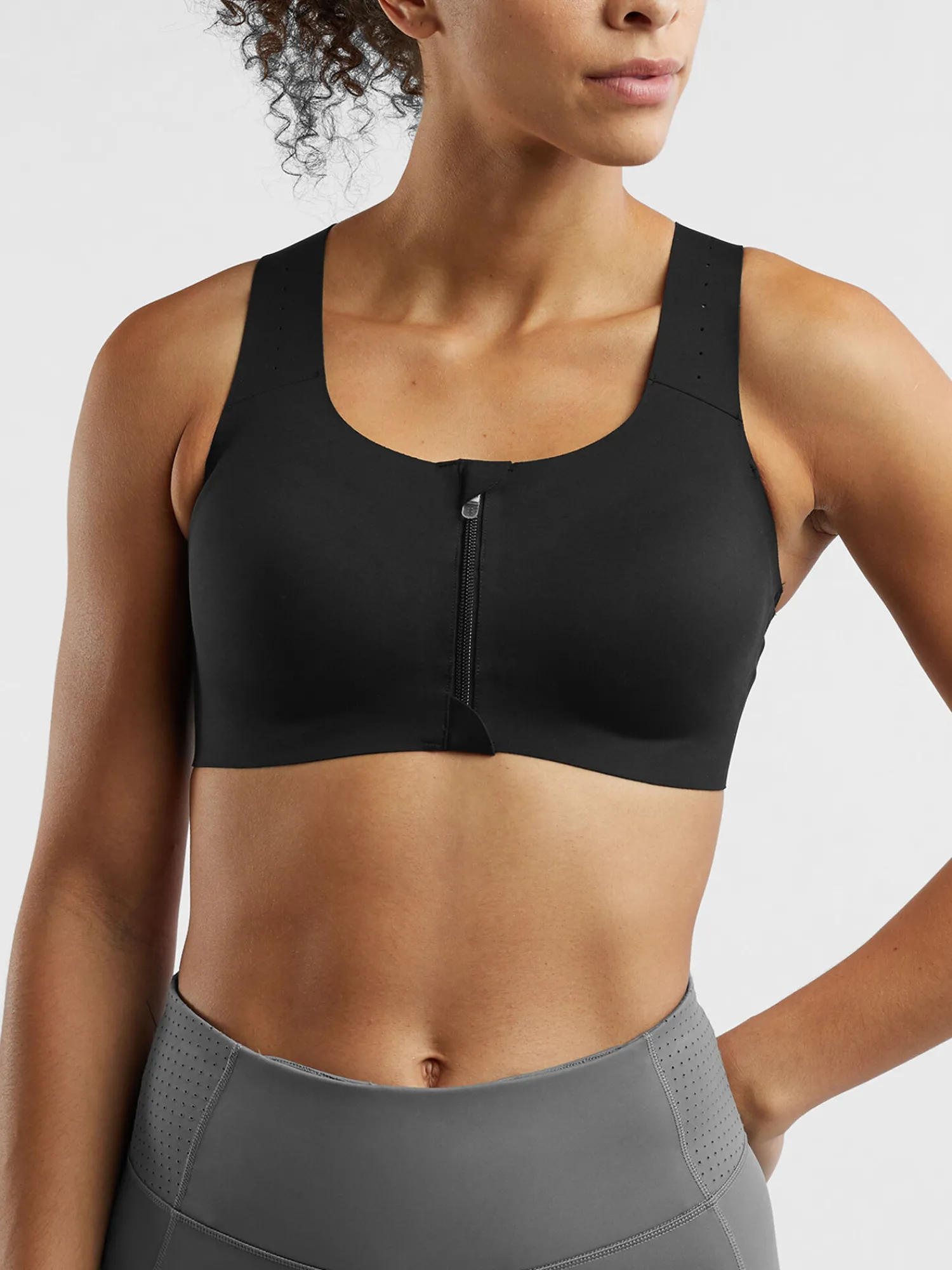 Women Title Nine Sports Bras>Run It All 2.0 Zip Front Sports Bra