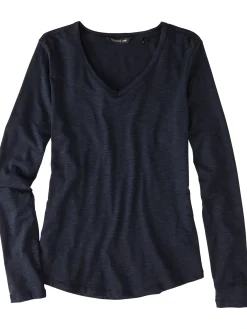 Women Title Nine Long Sleeve Tops>Samba V Neck Long Sleeve