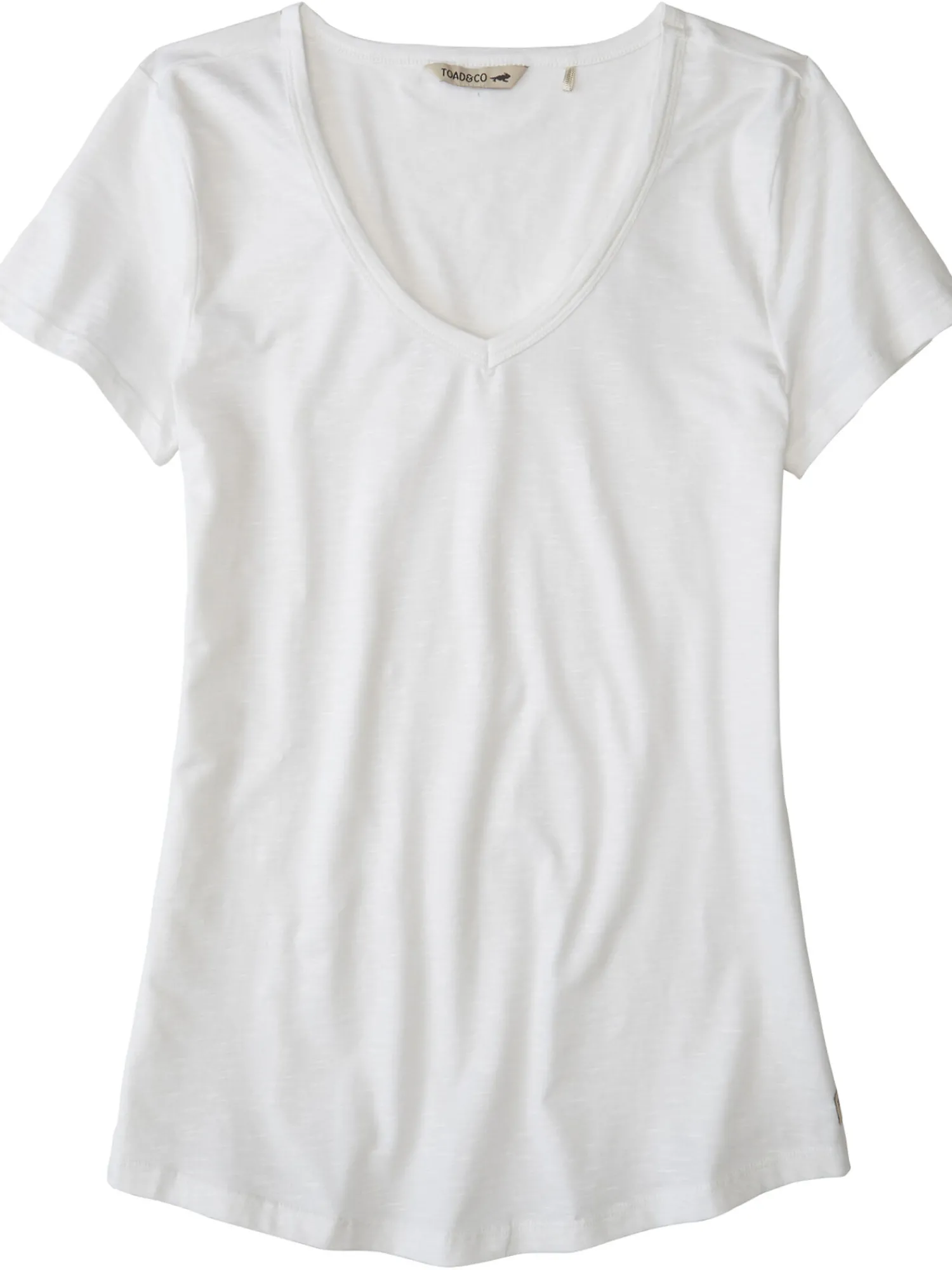 Women Title Nine Short Sleeve Tops>Samba V Neck Tee