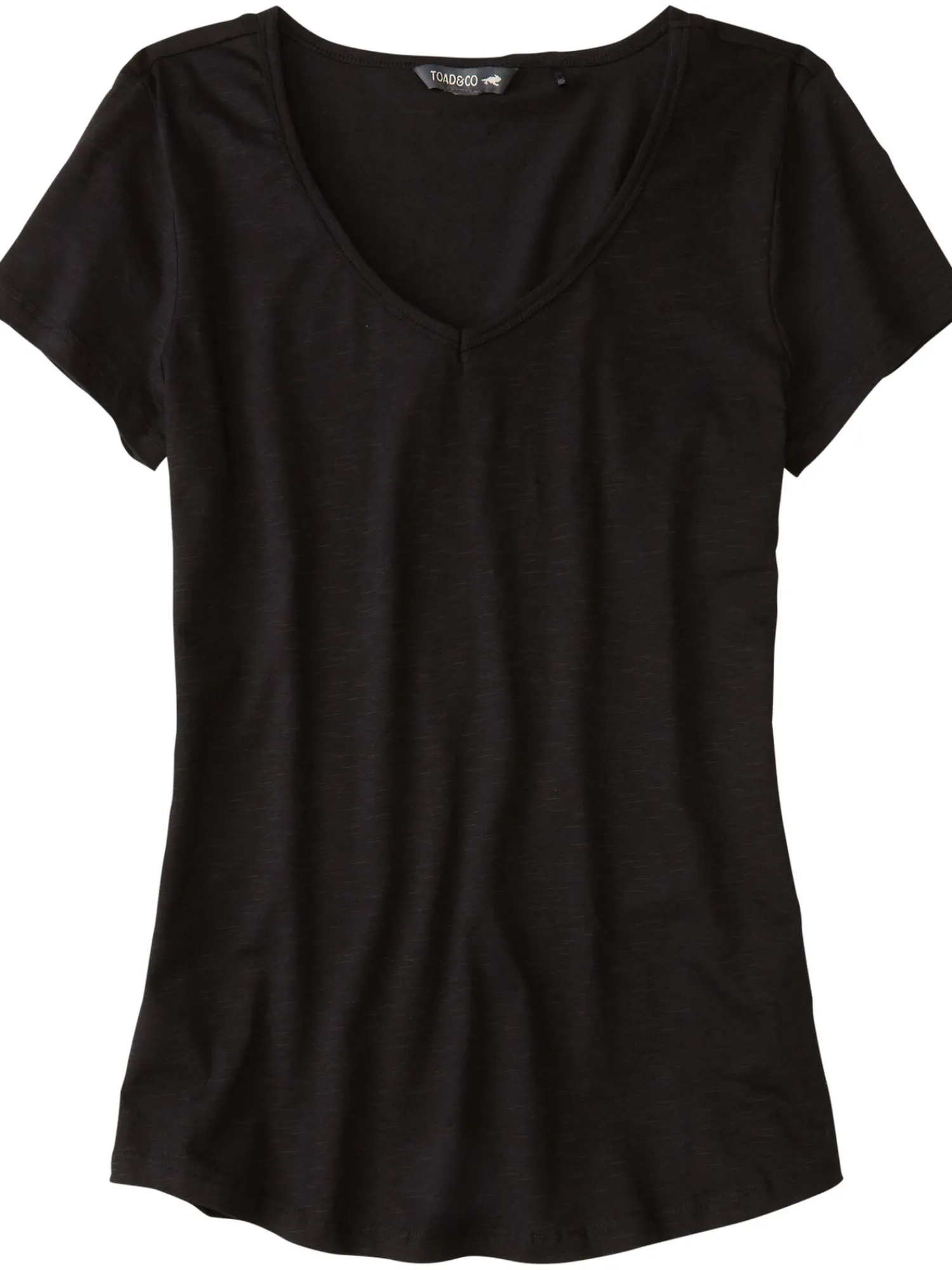 Women Title Nine Short Sleeve Tops>Samba V Neck Tee