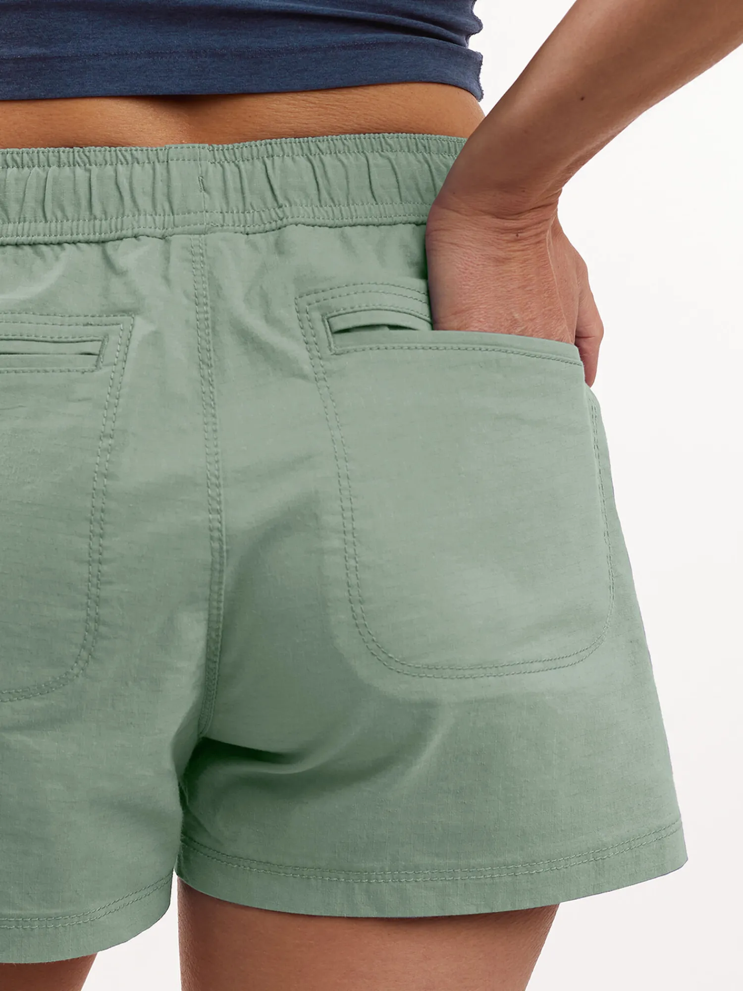 Women Title Nine Bottoms Finder>Scout Ripstop Shorts 3"