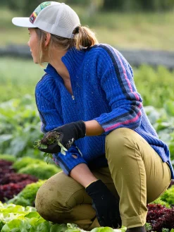 Women Title Nine Long Sleeve Tops>Snowcat 1/4 Zip Sweater