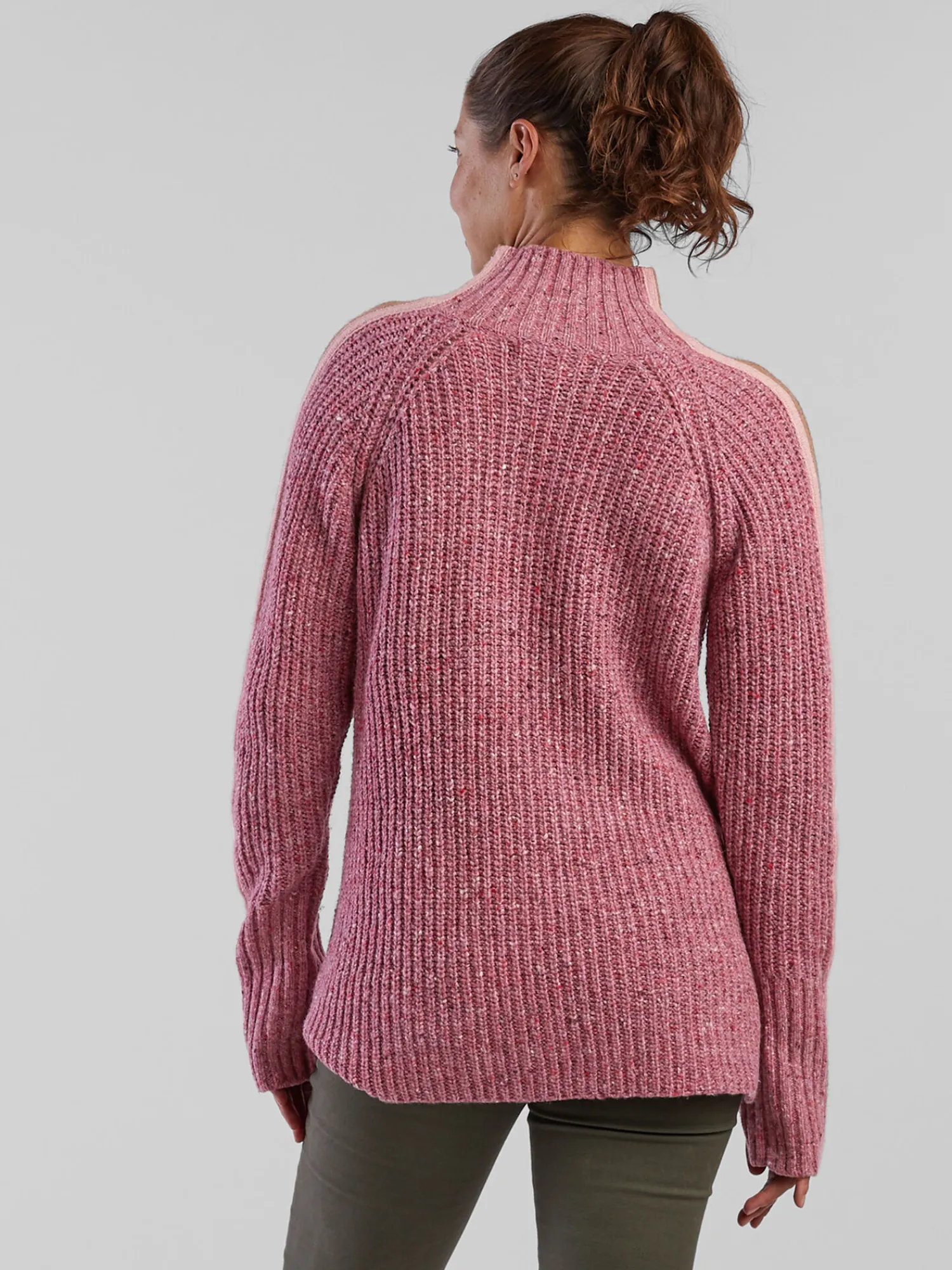Women Title Nine Long Sleeve Tops>Snowcat 1/4 Zip Sweater