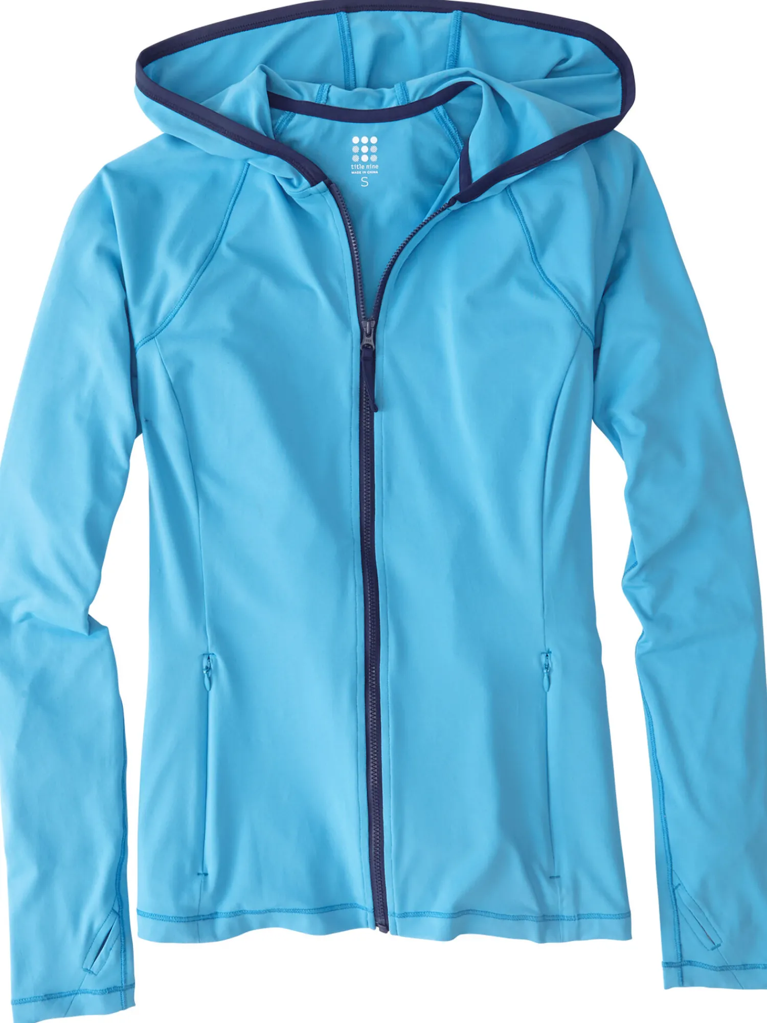 Women Title Nine Swim Cover Ups>Sunbuster Full Zip Hoodie - Solid