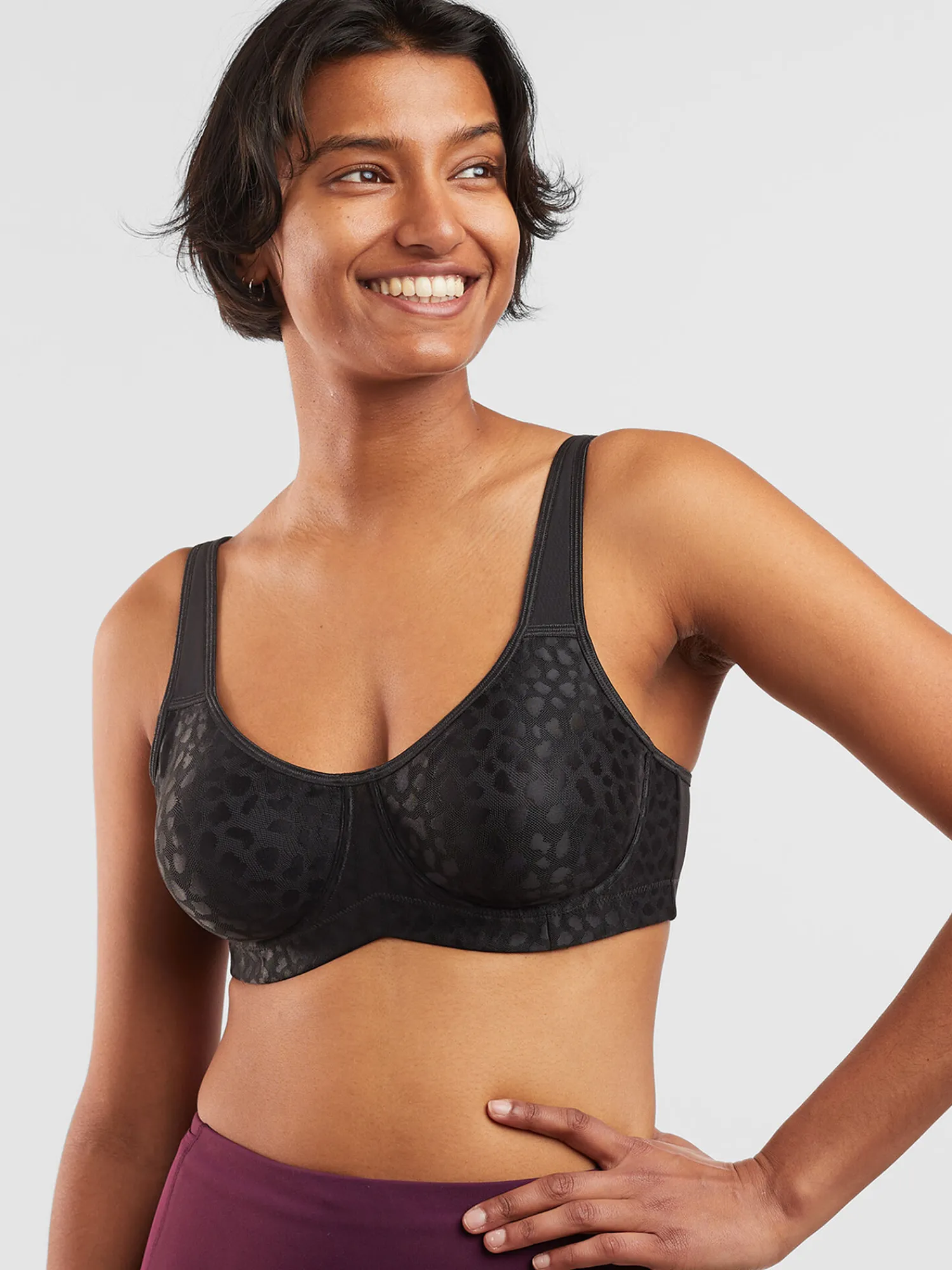 Women Title Nine Sports Bras>Super Lace 2.0 Underwire Bra - Cloud