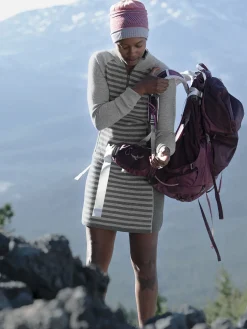 Women Title Nine Dresses>Super Power 1/4 Zip Dress - Colorblock