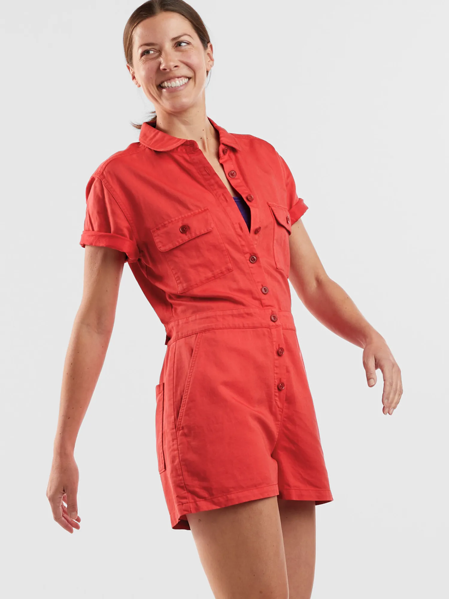 Women Title Nine Dresses>Trestles Short Romper