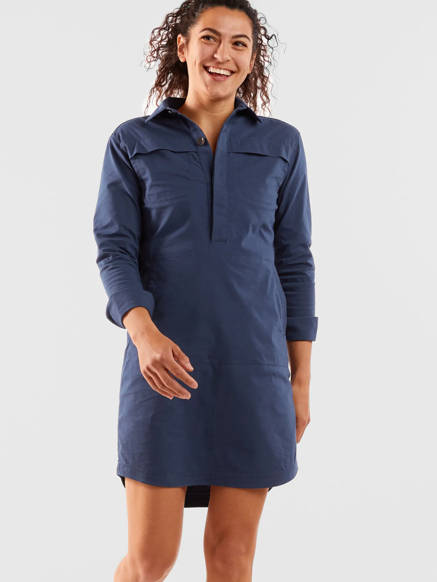 Women Title Nine Dresses>Wren Utility Shirt Dress - Solid